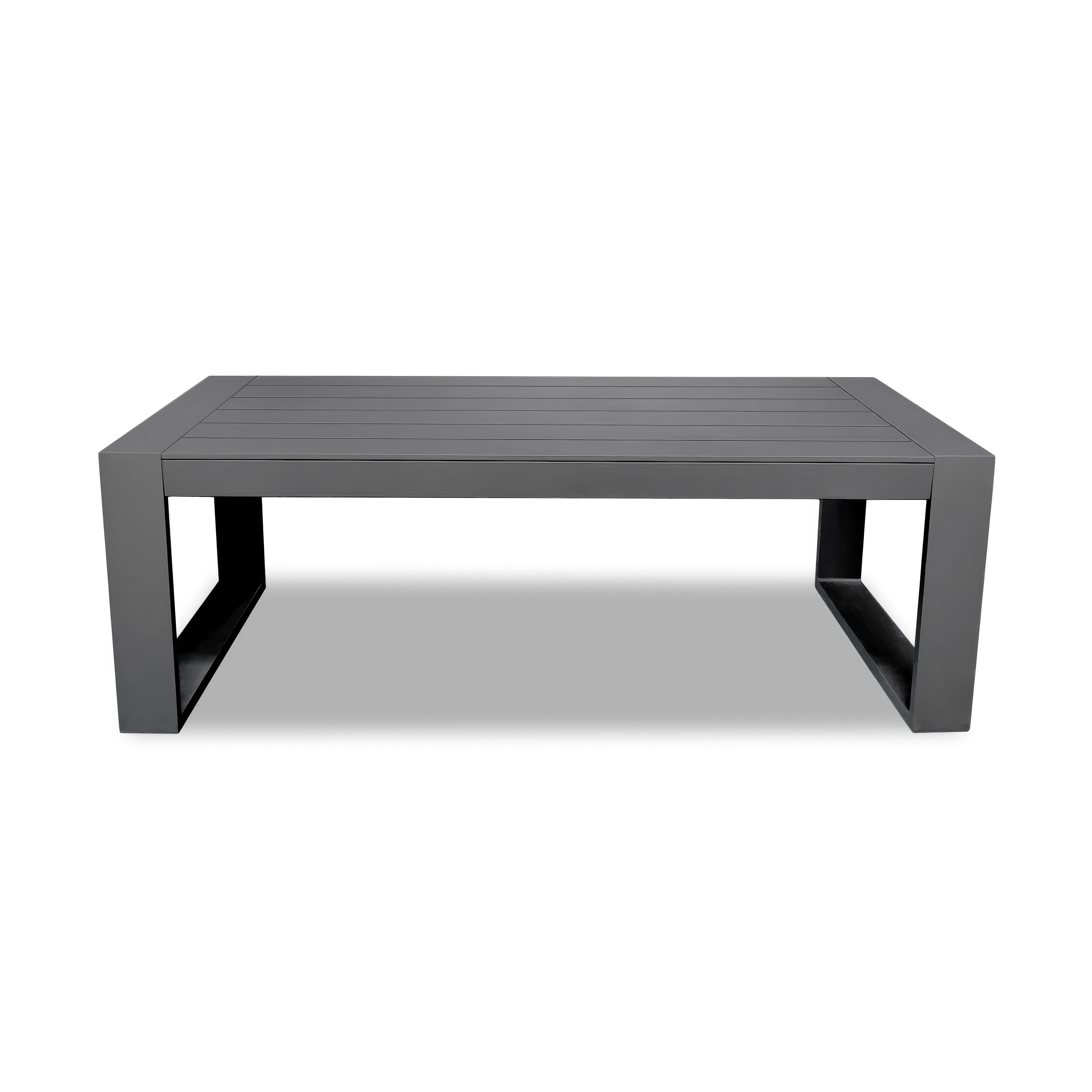 Avion 5 Piece Aluminum Sectional Set#Finish_Slate