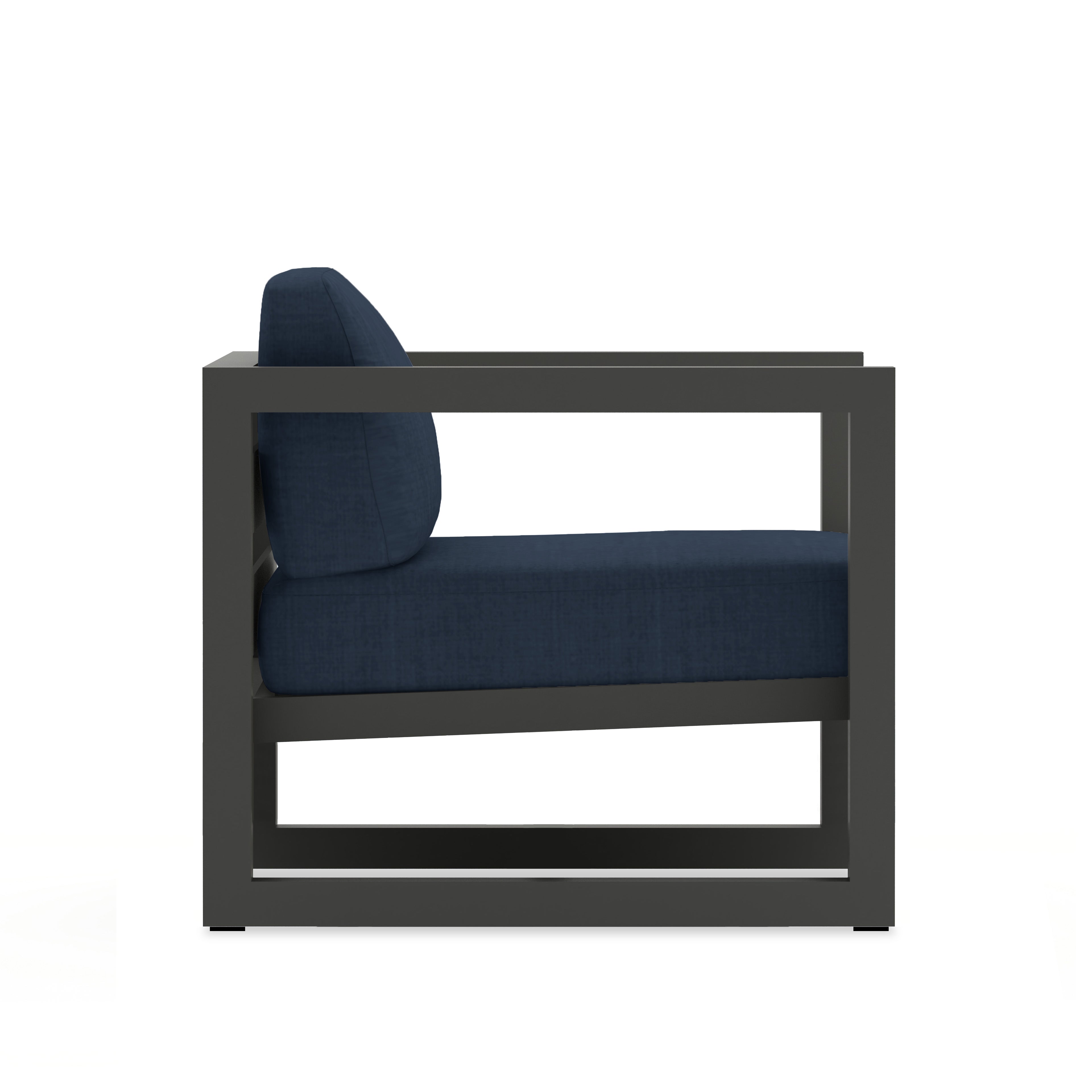 Avion Club Chair#Finish_Slate#Fabric_Spectrum Indigo