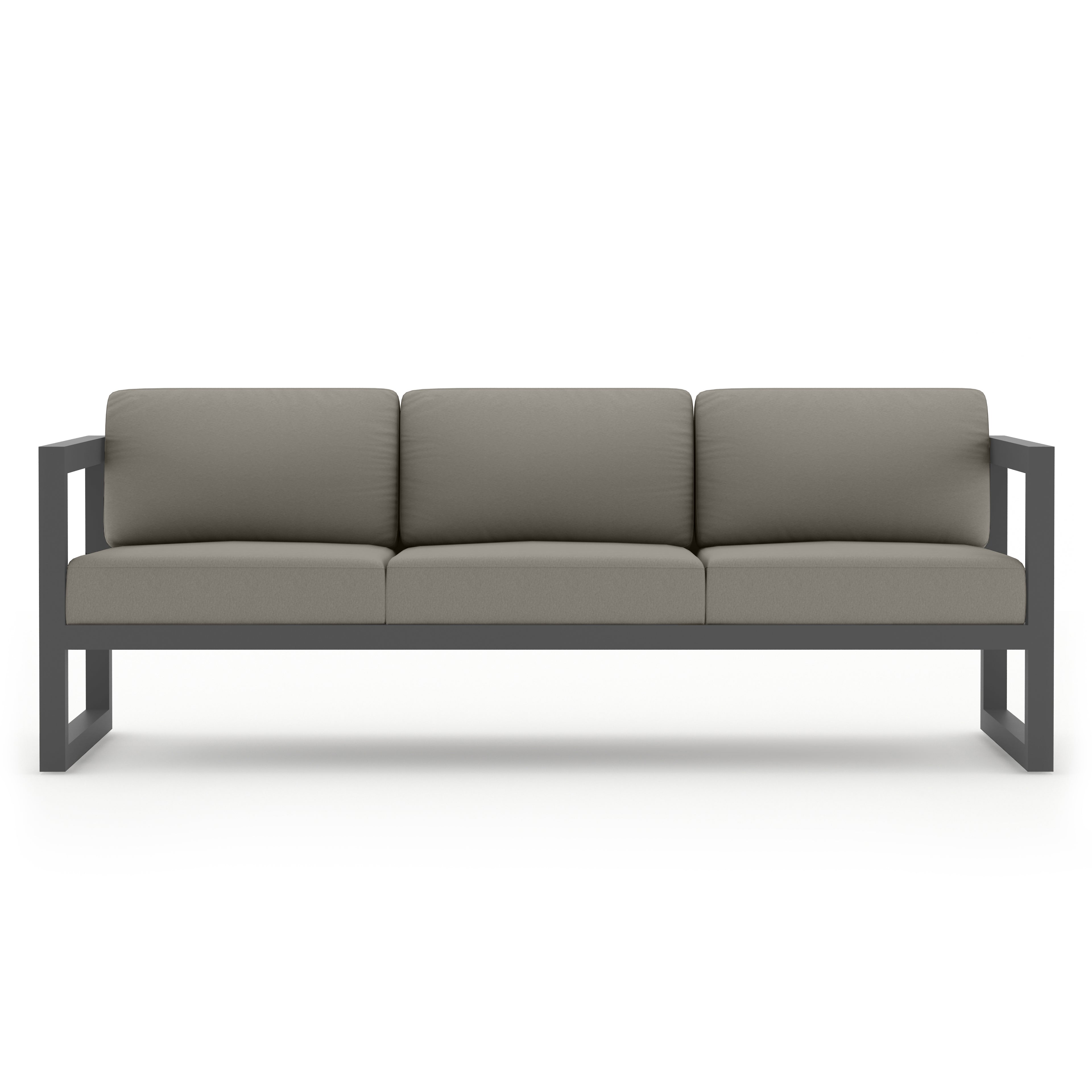 Avion Sofa#Finish_Slate#Fabric_Canvas Charcoal