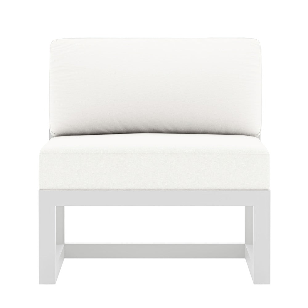 Avion Middle Section#Finish_White#Fabric_Canvas Natural
