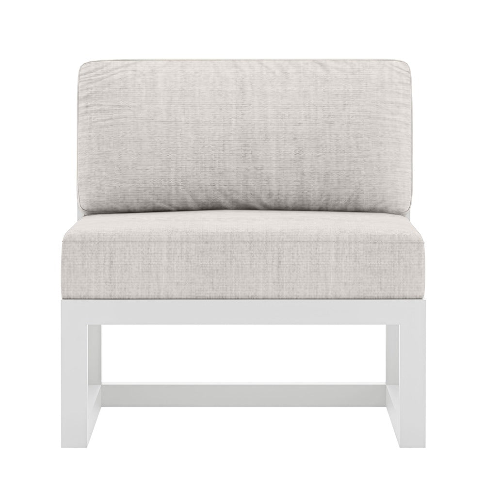 Avion Middle Section#Finish_White#Fabric_Cast Silver
