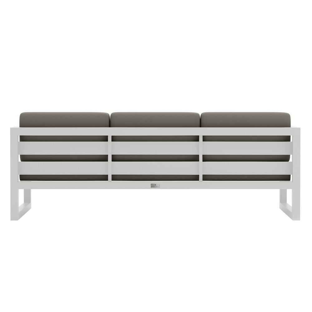 Avion Sofa#Finish_White#Fabric_Canvas Charcoal
