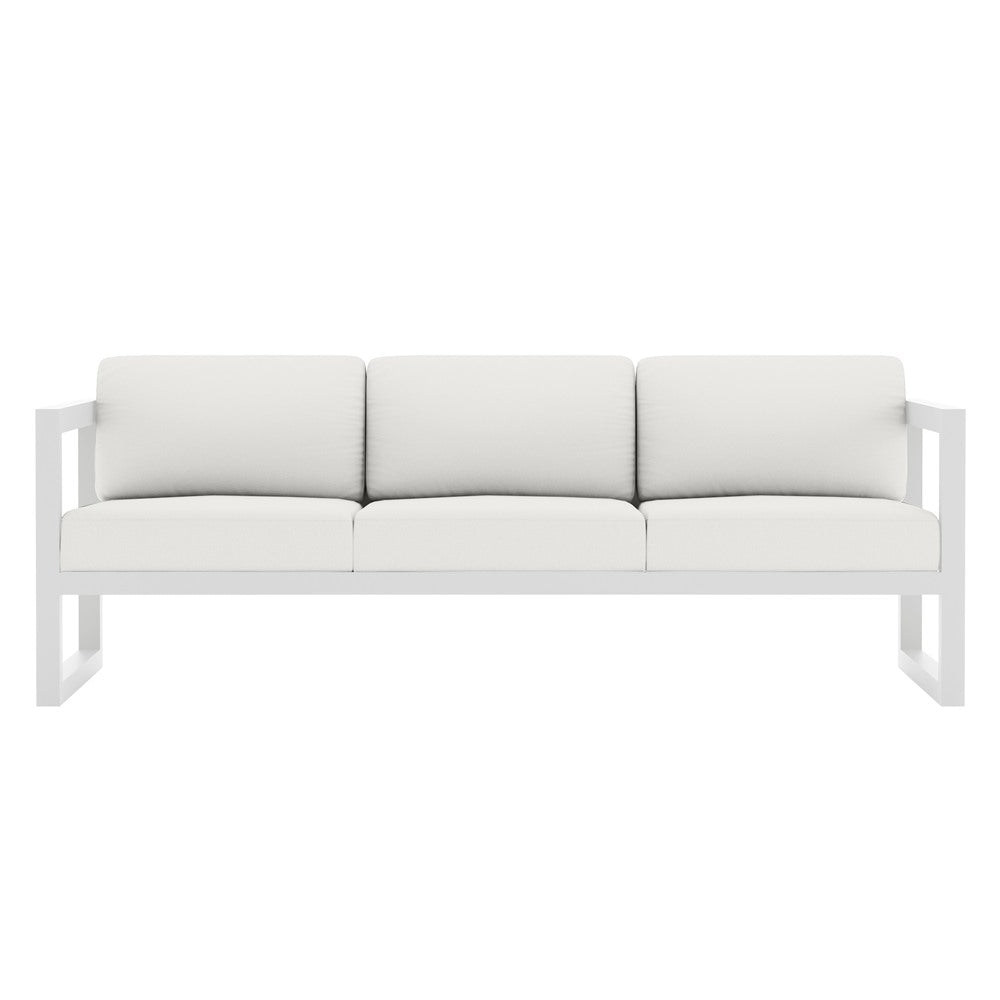 Avion Sofa#Finish_White#Fabric_Canvas Natural