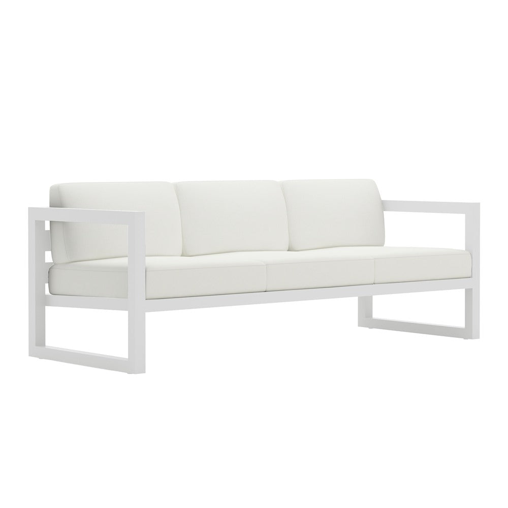 Avion Sofa#Finish_White#Fabric_Canvas Natural