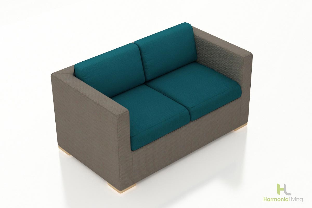 Element Sling Loveseat - Spectrum Peacock