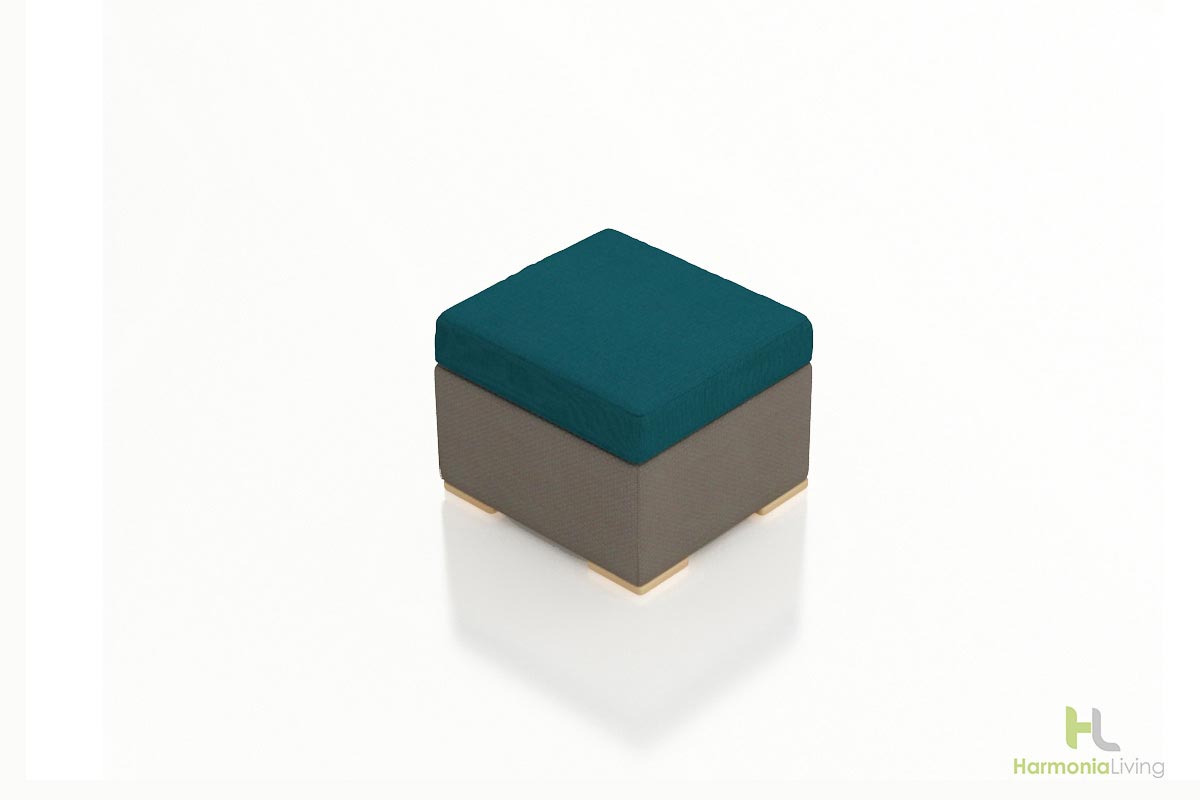Element Sling Ottoman - Spectrum Peacock