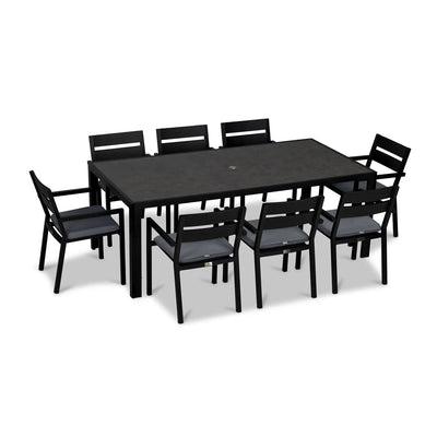 Pacifica 9 Piece Rectangular Dining Set