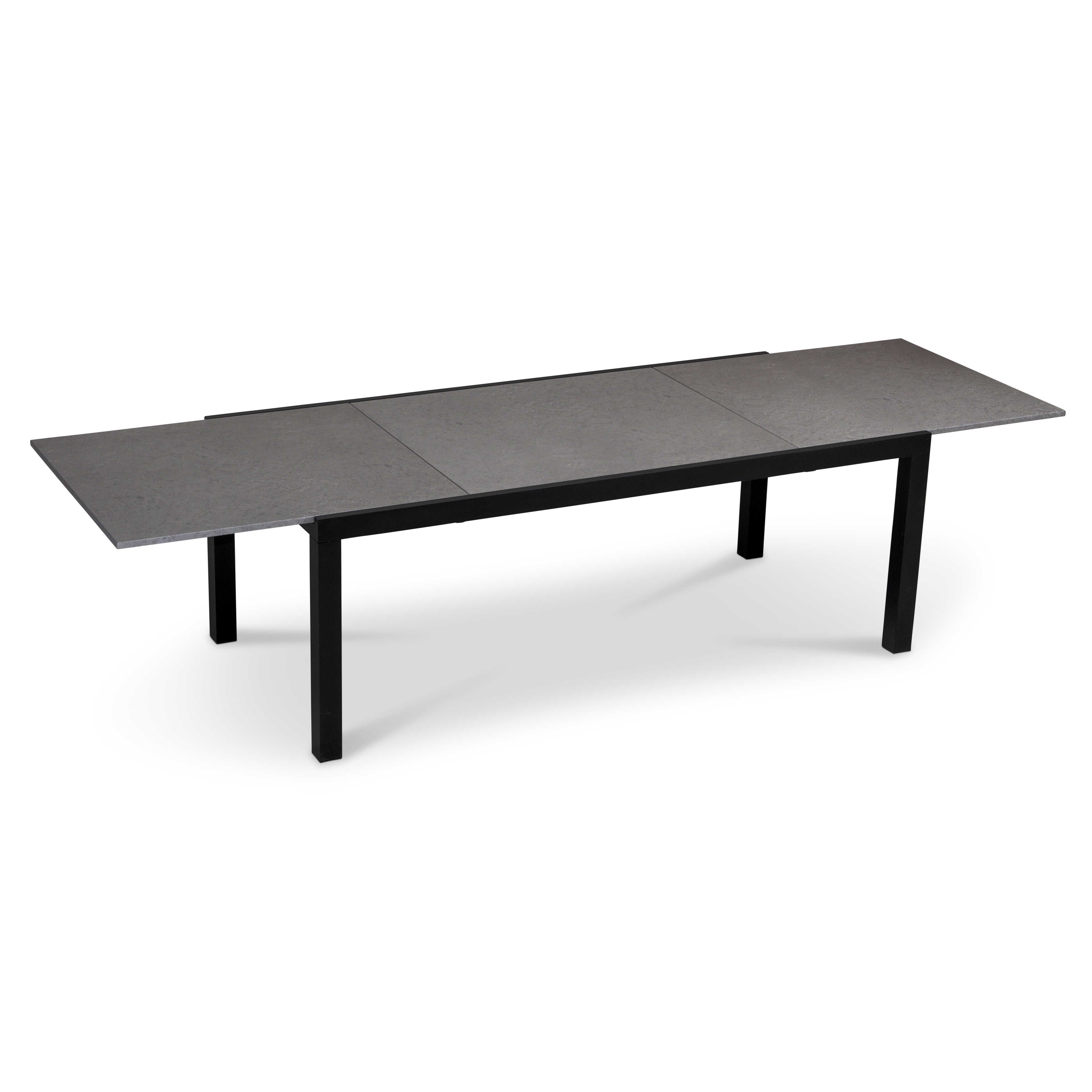 Pacifica 9 Piece Extendable Dining Set#Finish_Black