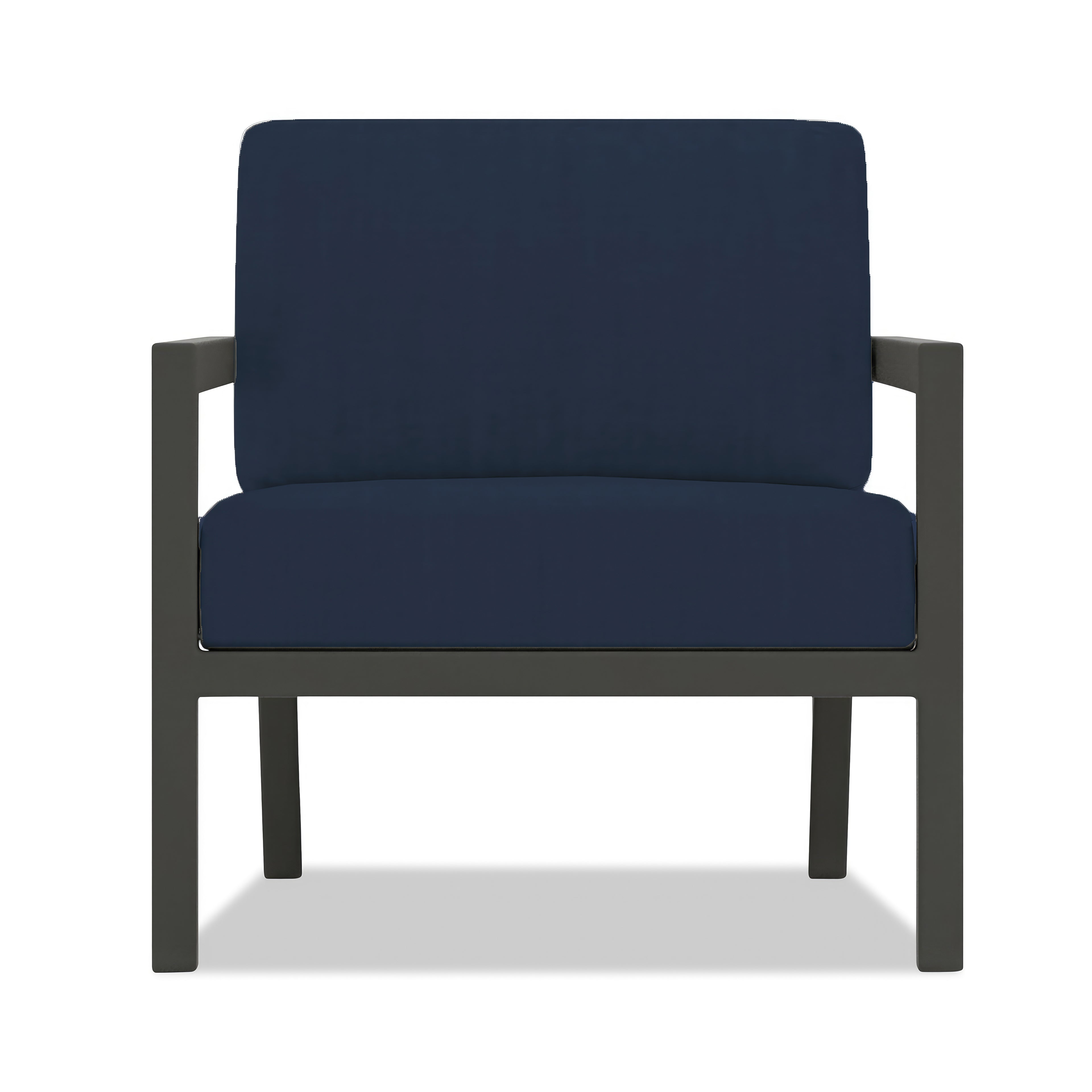 Pacifica 3 Piece Sofa Set#Finish_Slate#Fabric_Spectrum Indigo