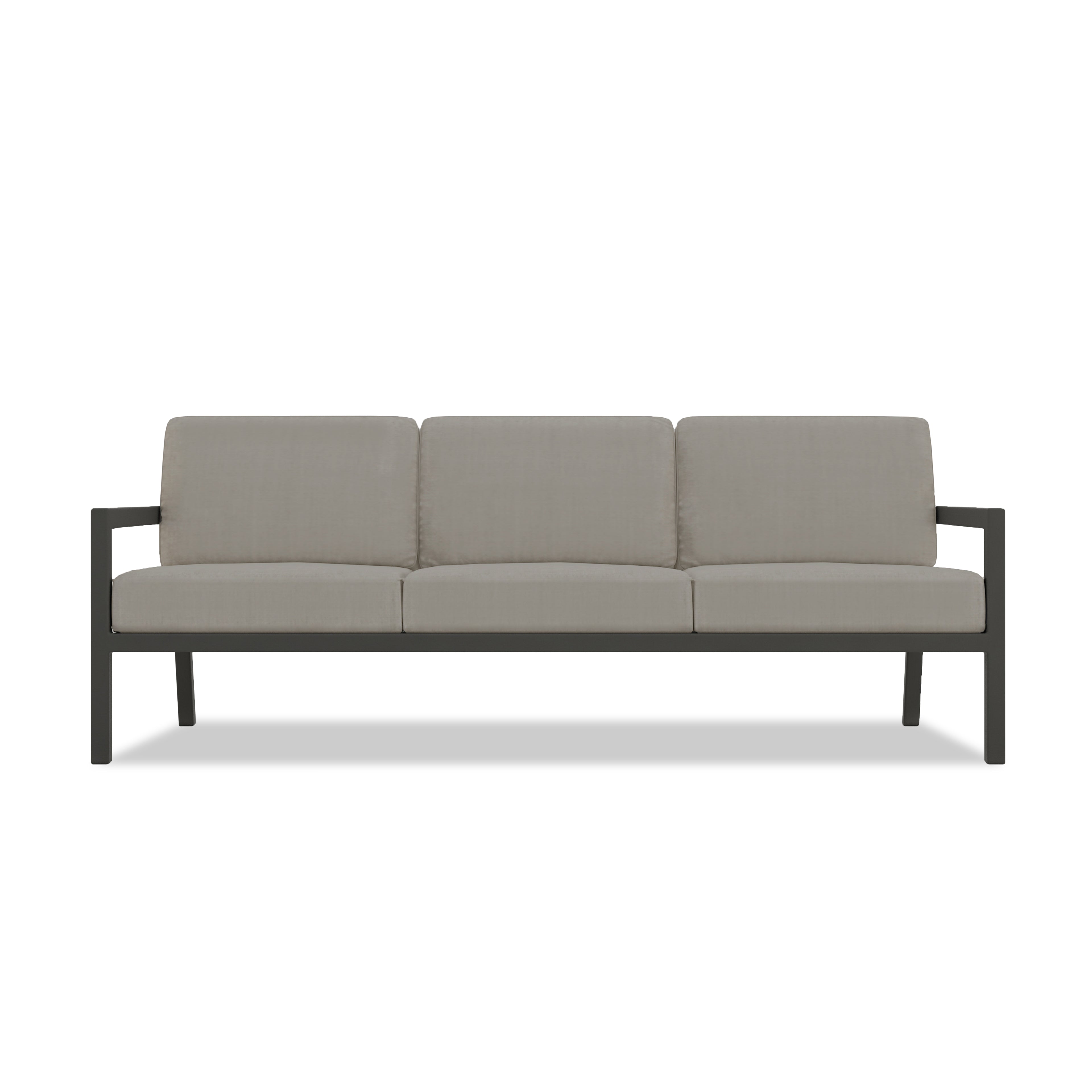 Pacifica 5 Piece Sofa Set#Finish_Slate#Fabric_Canvas Charcoal