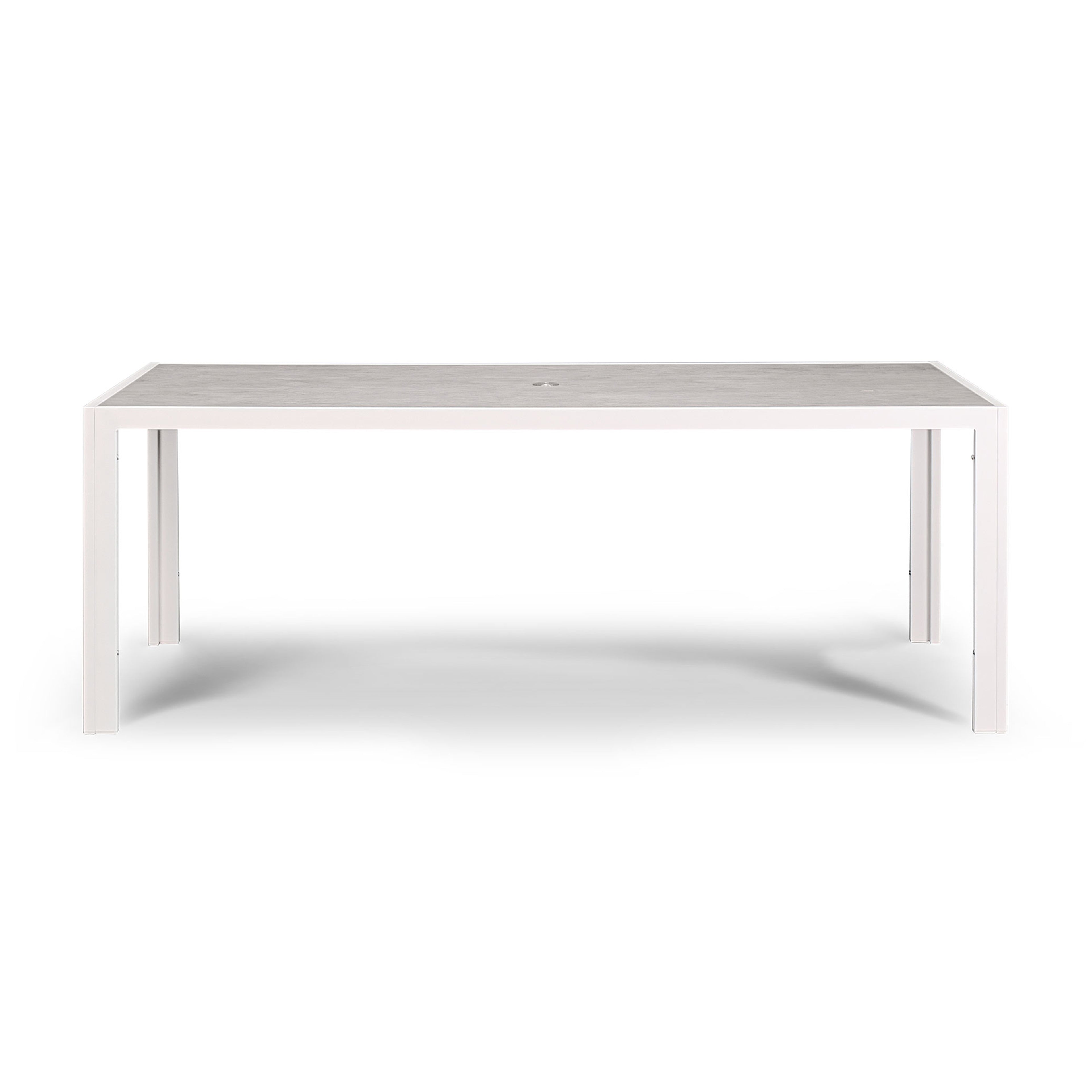 Pacifica 9 Piece Rectangular Dining Set#Finish_White