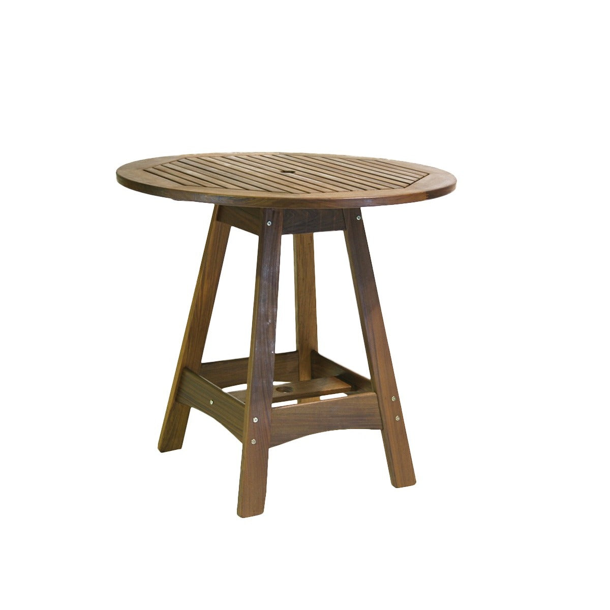 Heritage Capri 41" Round Bar Table with Umbrella Hole