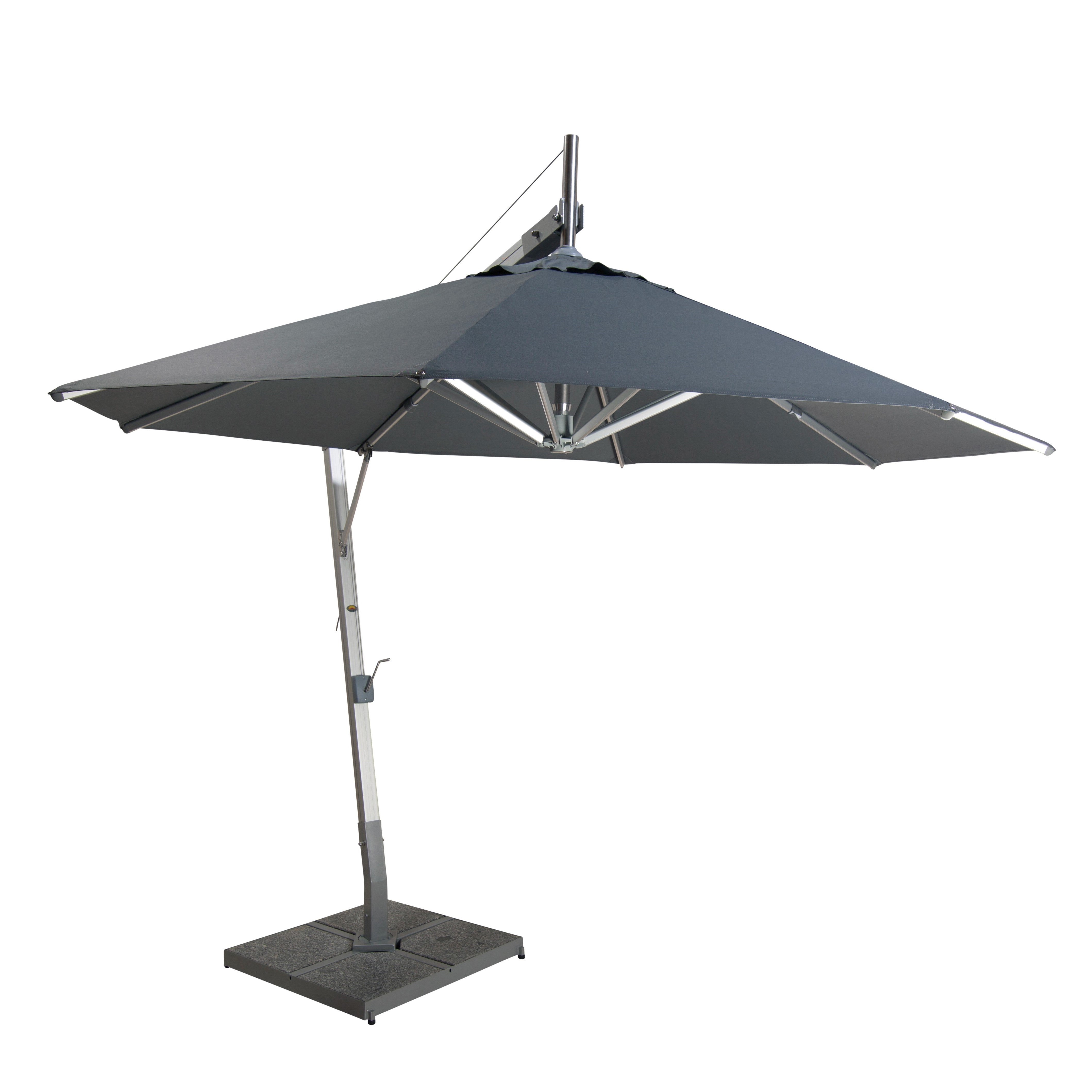 Santa Ana 10' Round Aluminum Cantilever Umbrella