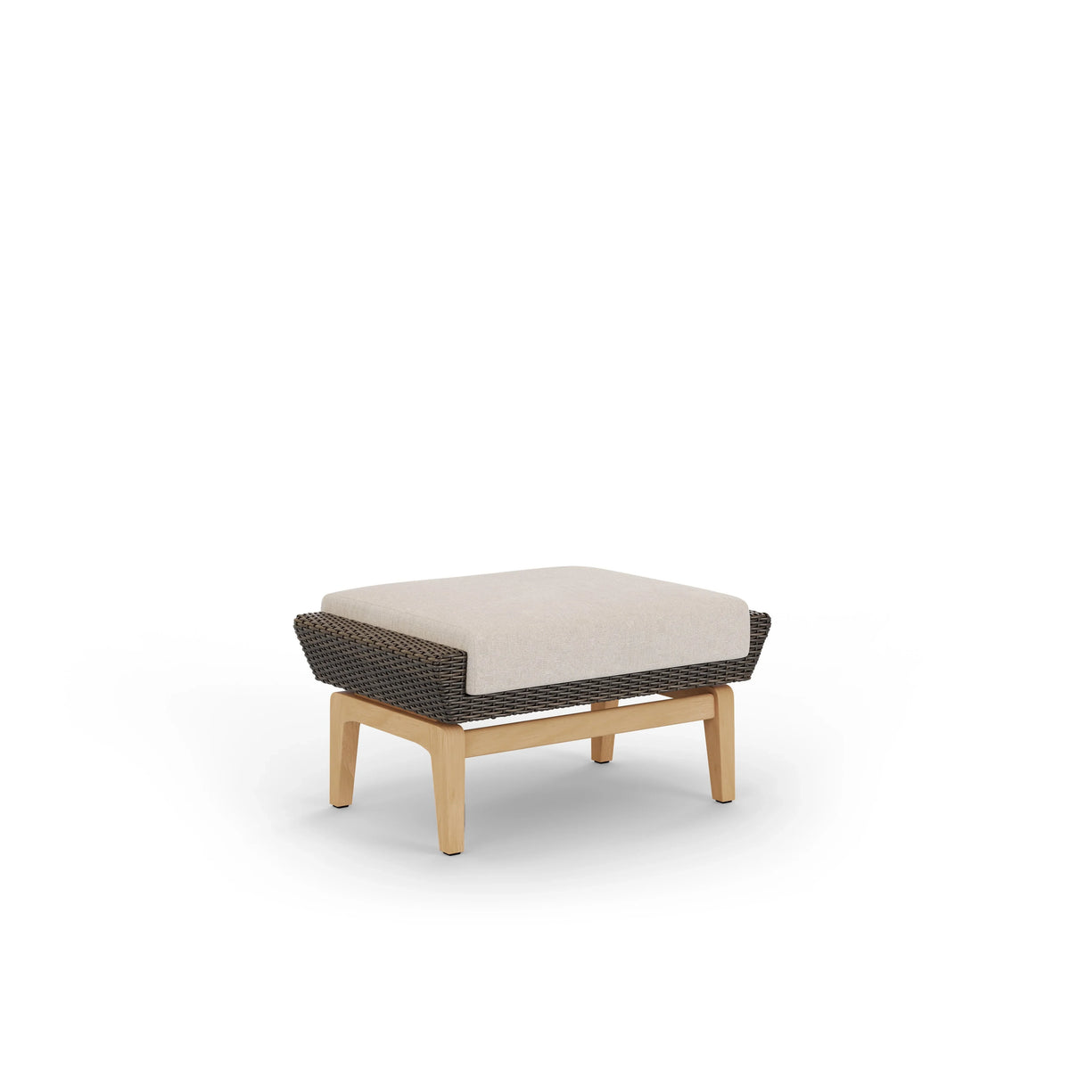 Inception Wicker Ottoman 33410 by Jensen Outdoor