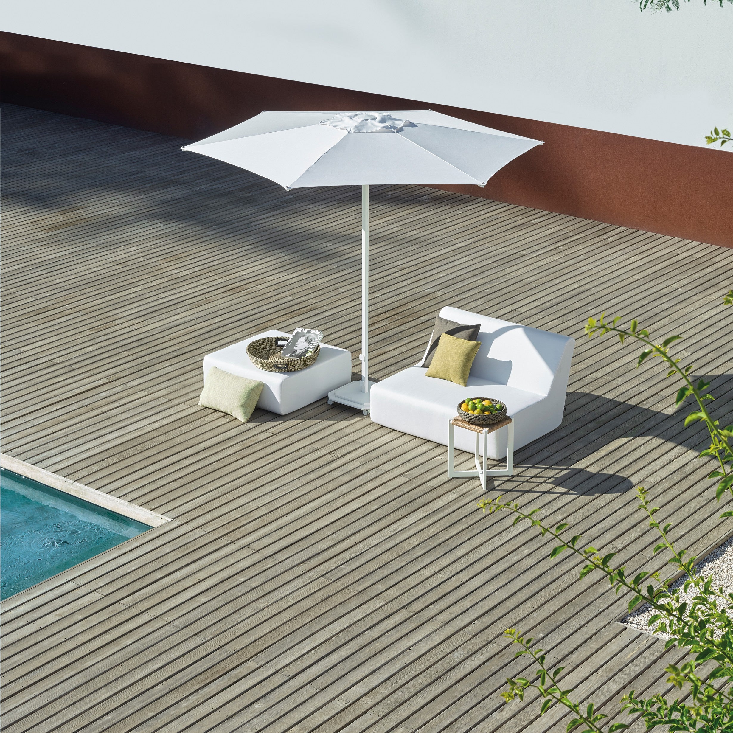 9' Hexagon Aluminum Centerpost Umbrella