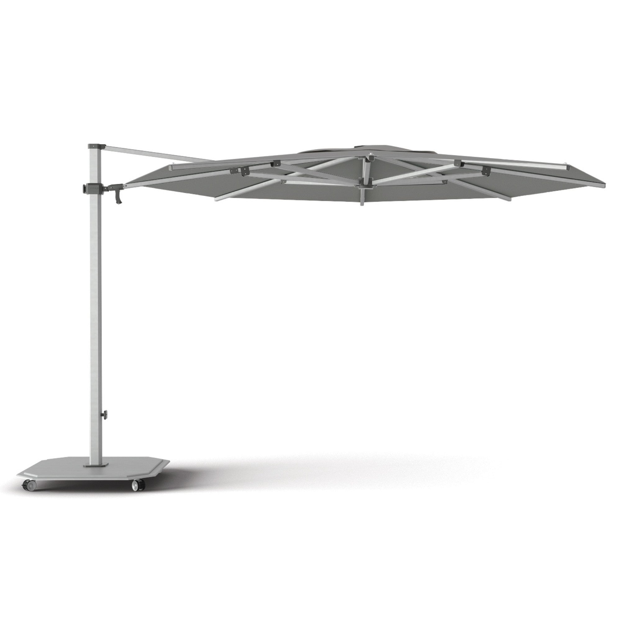 11.5' Octagon Aluminum Sidepost Tilt Umbrella