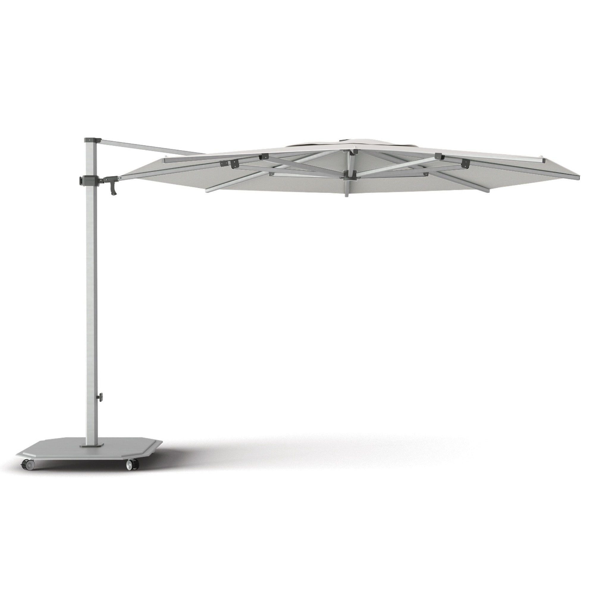 11.5' Octagon Aluminum Sidepost Tilt Umbrella