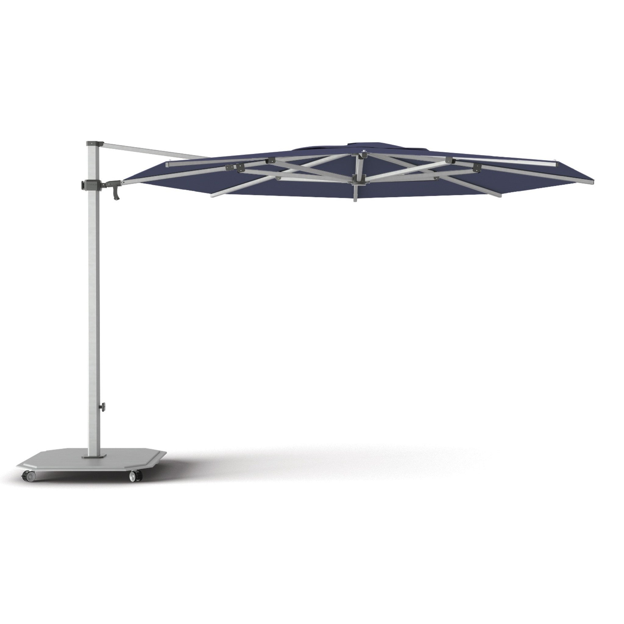 11.5' Octagon Aluminum Sidepost Tilt Umbrella