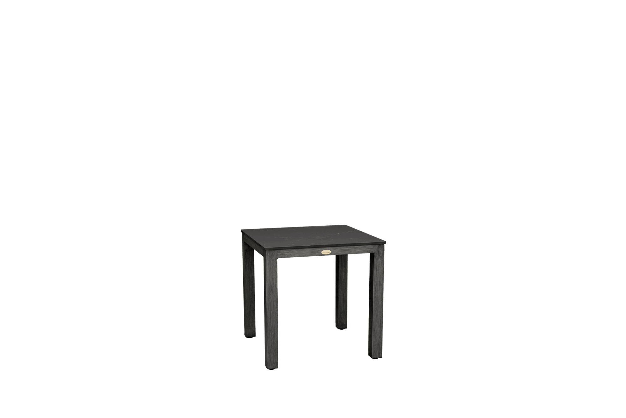 Marbella Laguna Sintered Stone End Table - Pietra Grey/Opal Grey