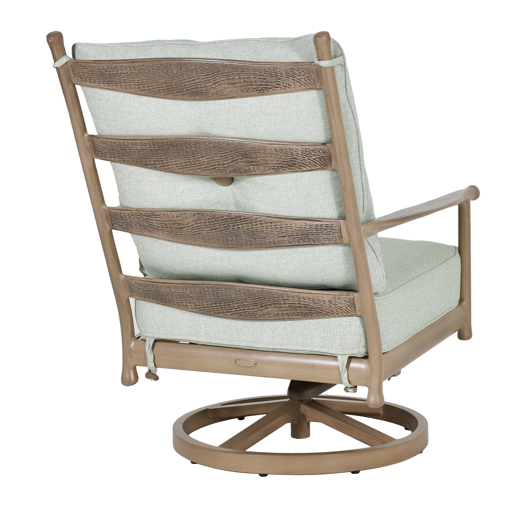 Lodge High Back Swivel Rocker