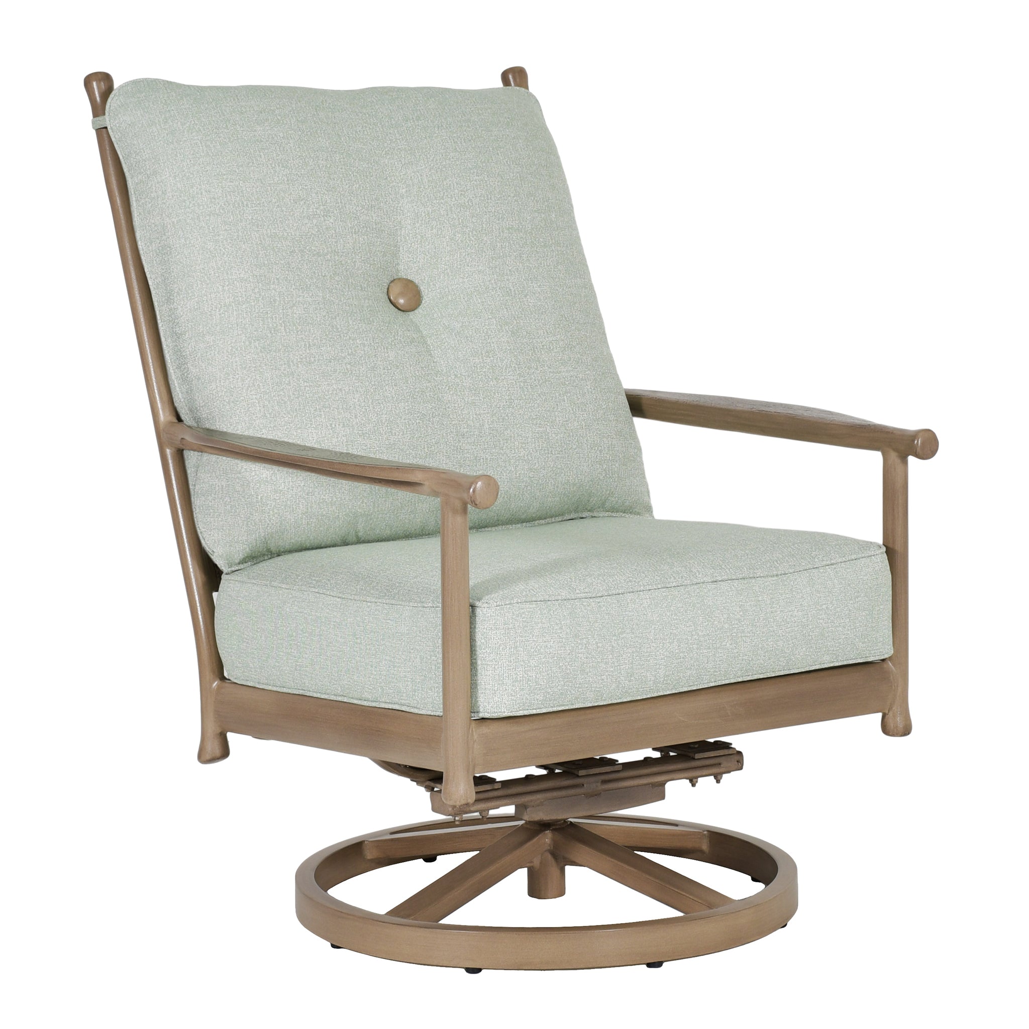 Lodge High Back Swivel Rocker