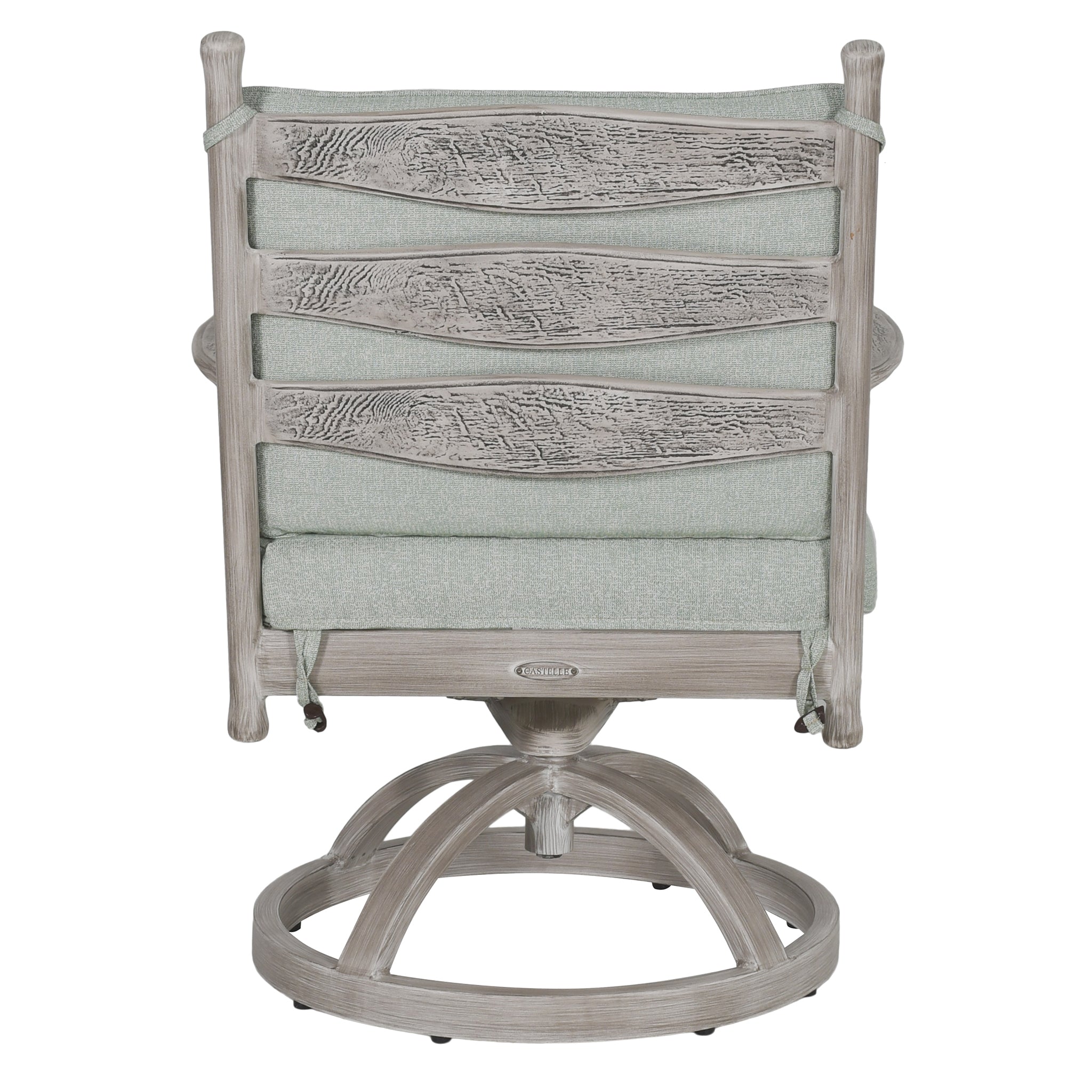 Lodge Cushioned Dining Swivel Rocker