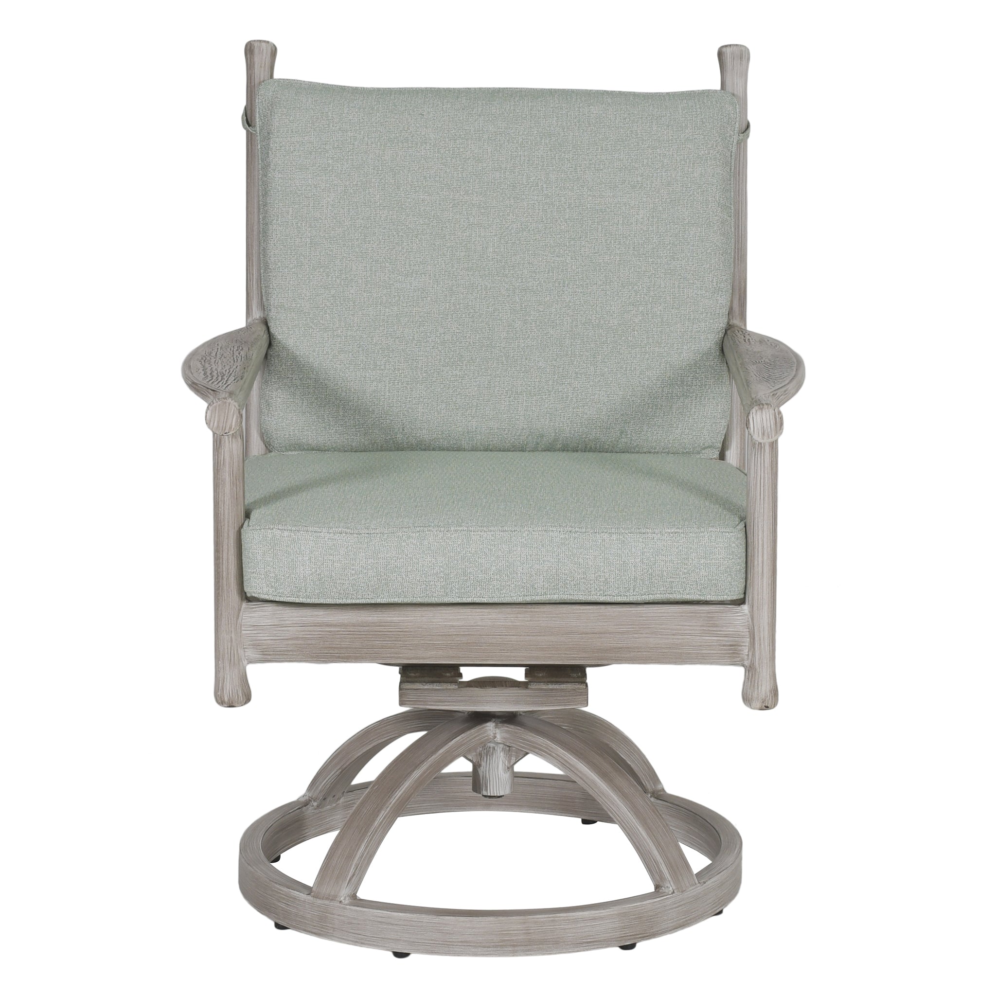 Lodge Cushioned Dining Swivel Rocker