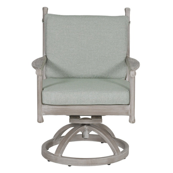 Lodge Cushioned Dining Swivel Rocker