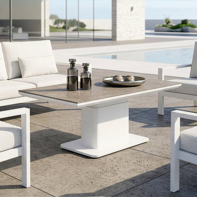LUKA Adjustable Height Tables, White