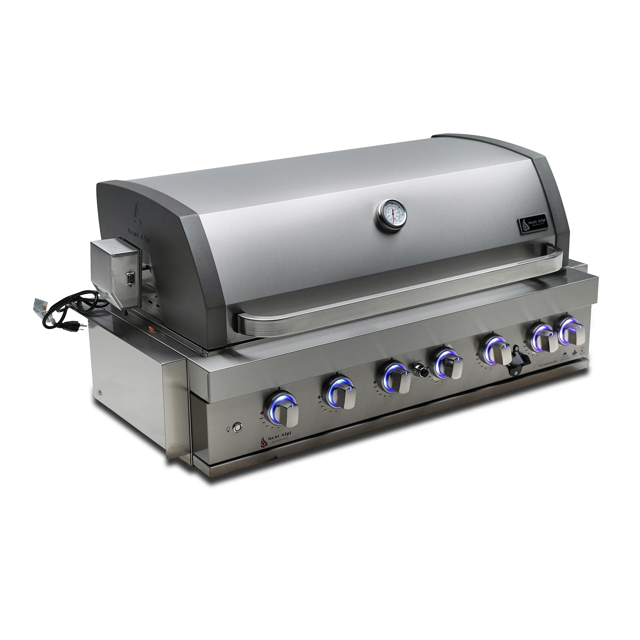 805 44" Stainless Steel 6-Burner Built-In Grill