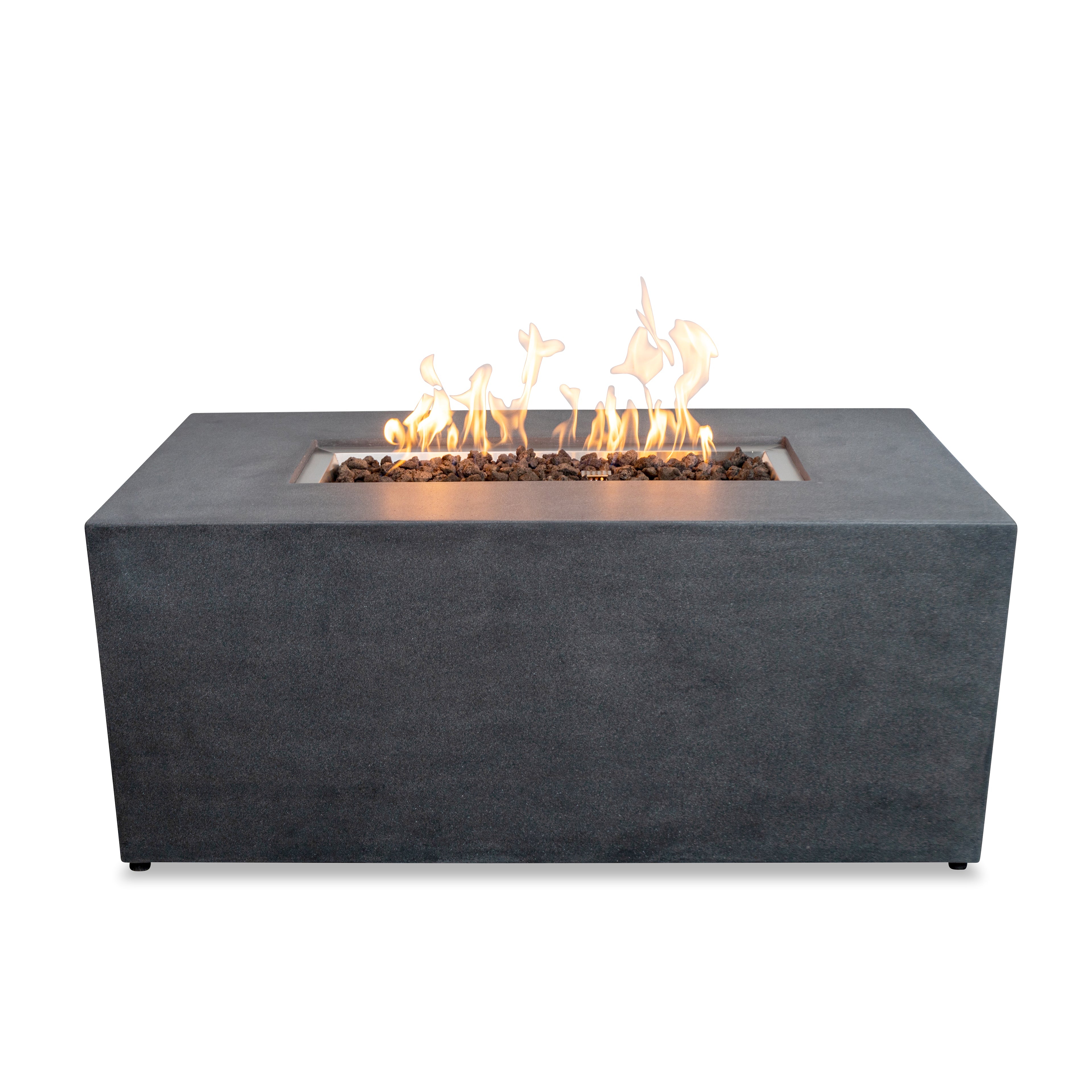 Beton 55" Rectangular Hidden Propane Gas Fire Pit#Finish_Graphite (GR)