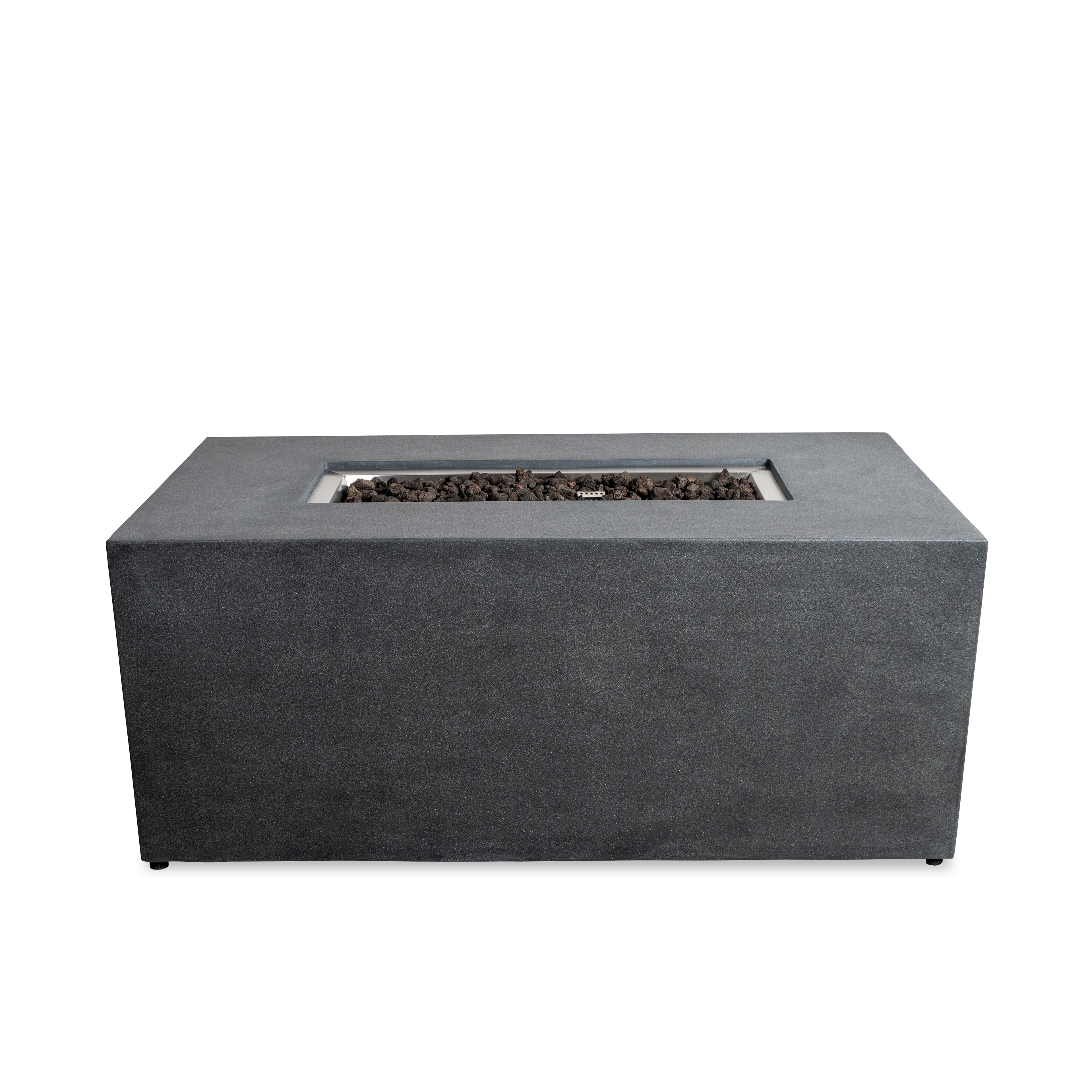 Beton 55" Rectangular Hidden Propane Gas Fire Pit#Finish_Graphite (GR)
