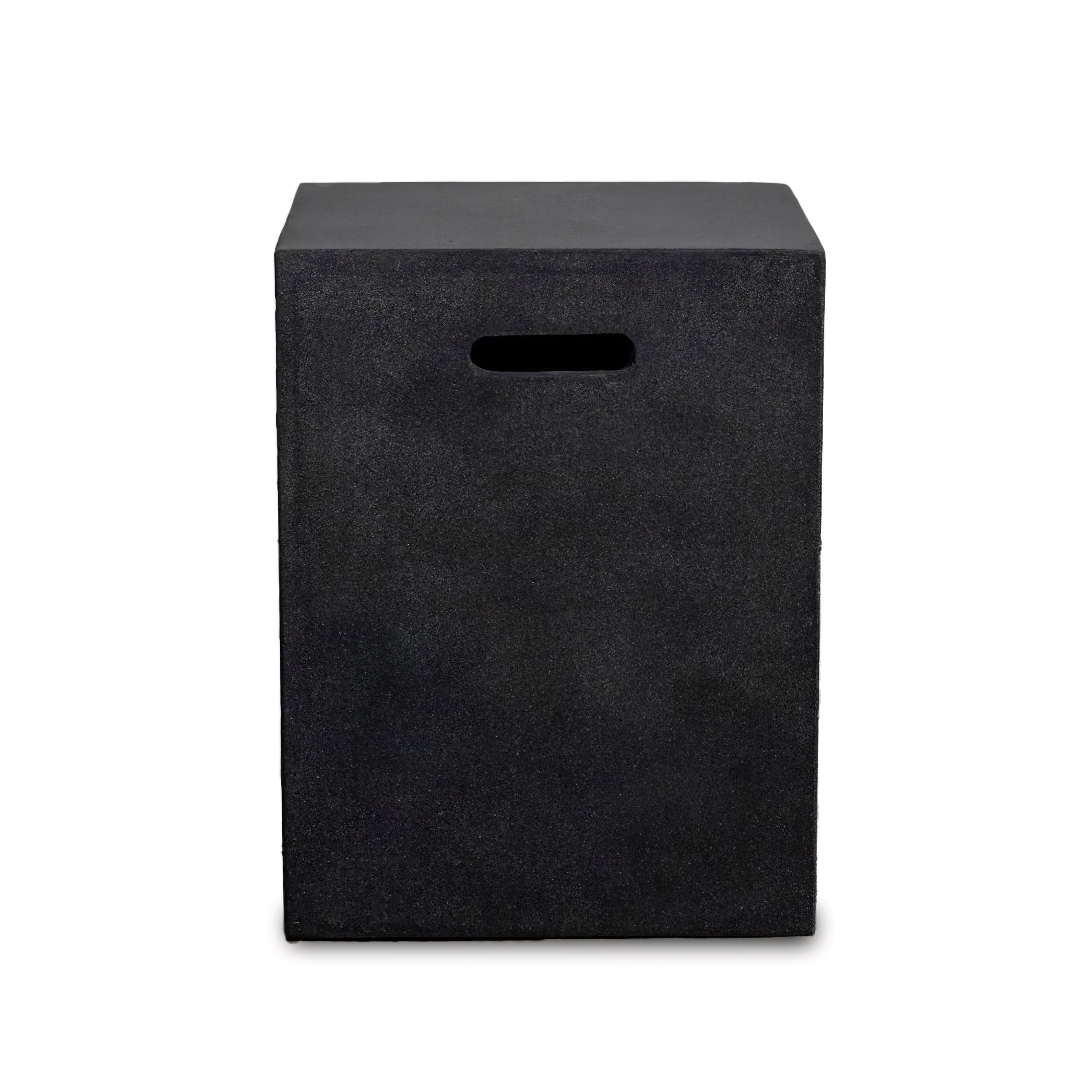 Beton 16" Square Propane Tank Cover#Finish_Graphite