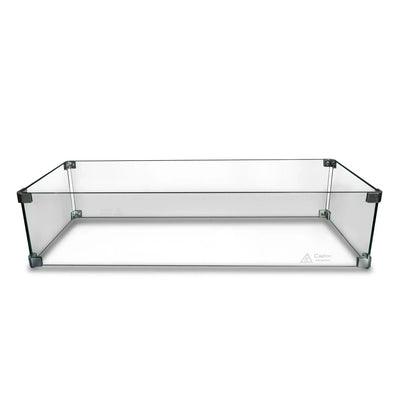 Beton Rectangular Glass Wind Guard