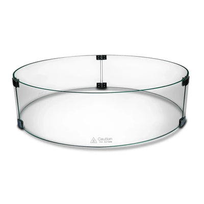 Beton Round Glass Wind Guard