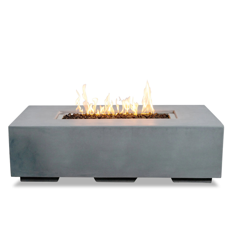 Beton 55" Rectangular Concrete Fire Pit
