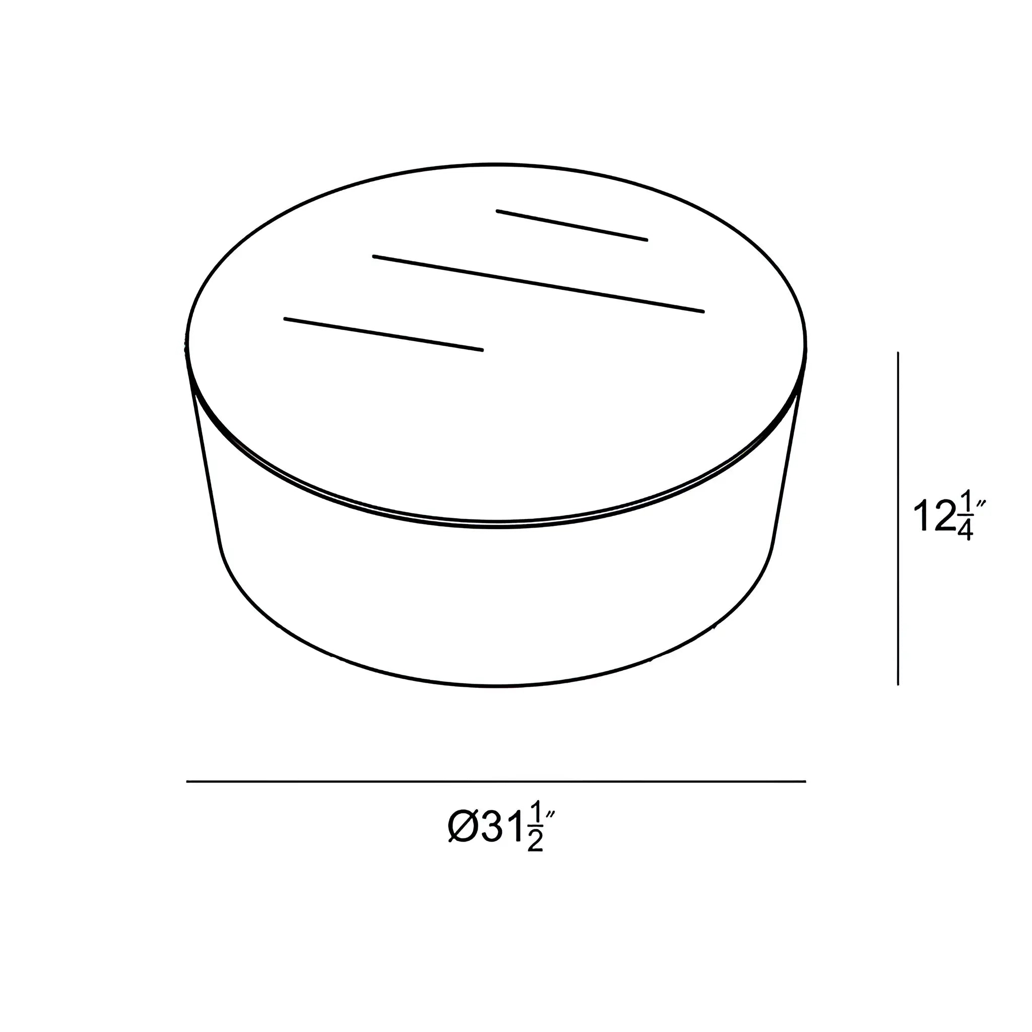 Harmonia Living WeatherX Furniture Cover-Round Coffee Table 4