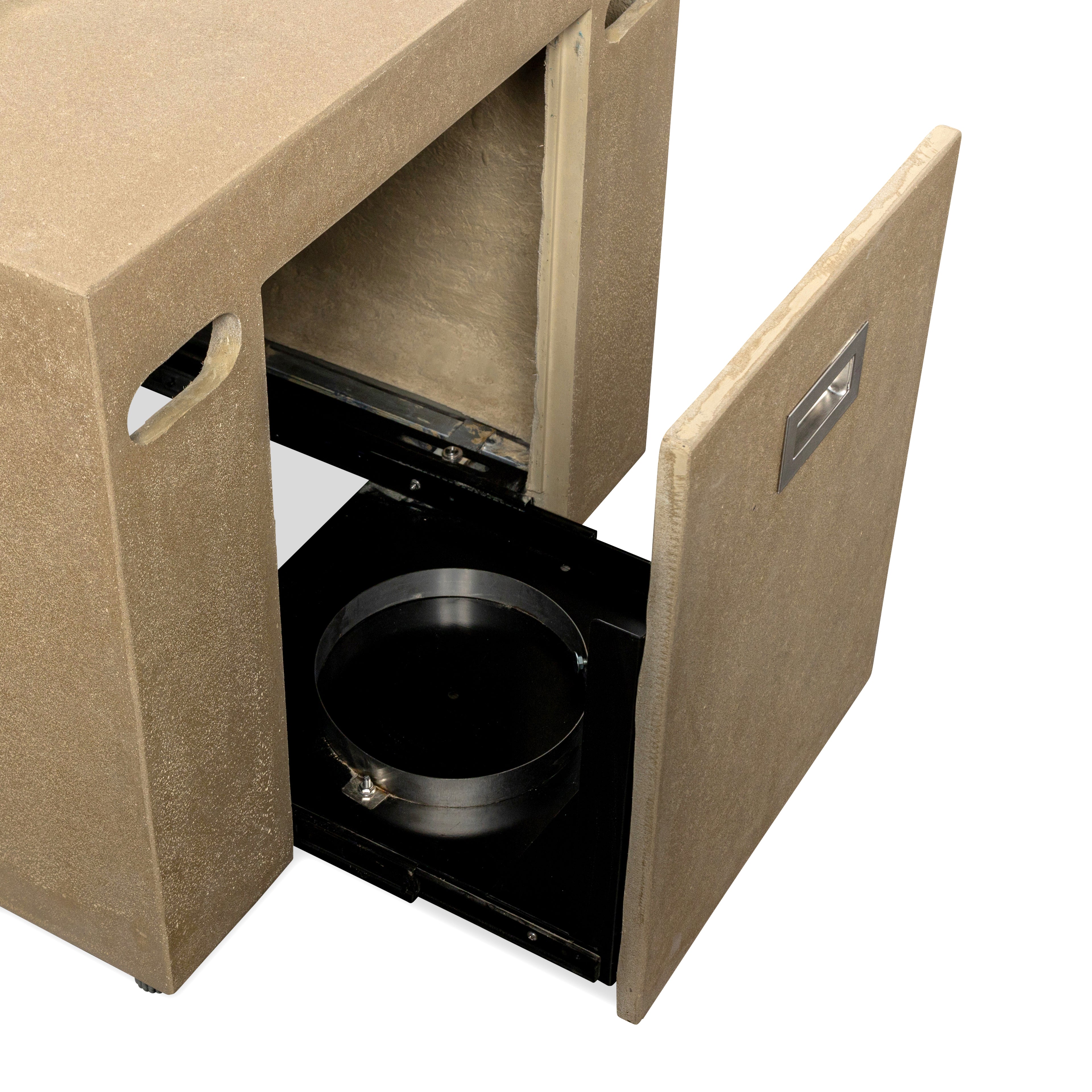 Beton 55" Rectangular Hidden Propane Gas Fire Pit#Finish_Sand (SD)