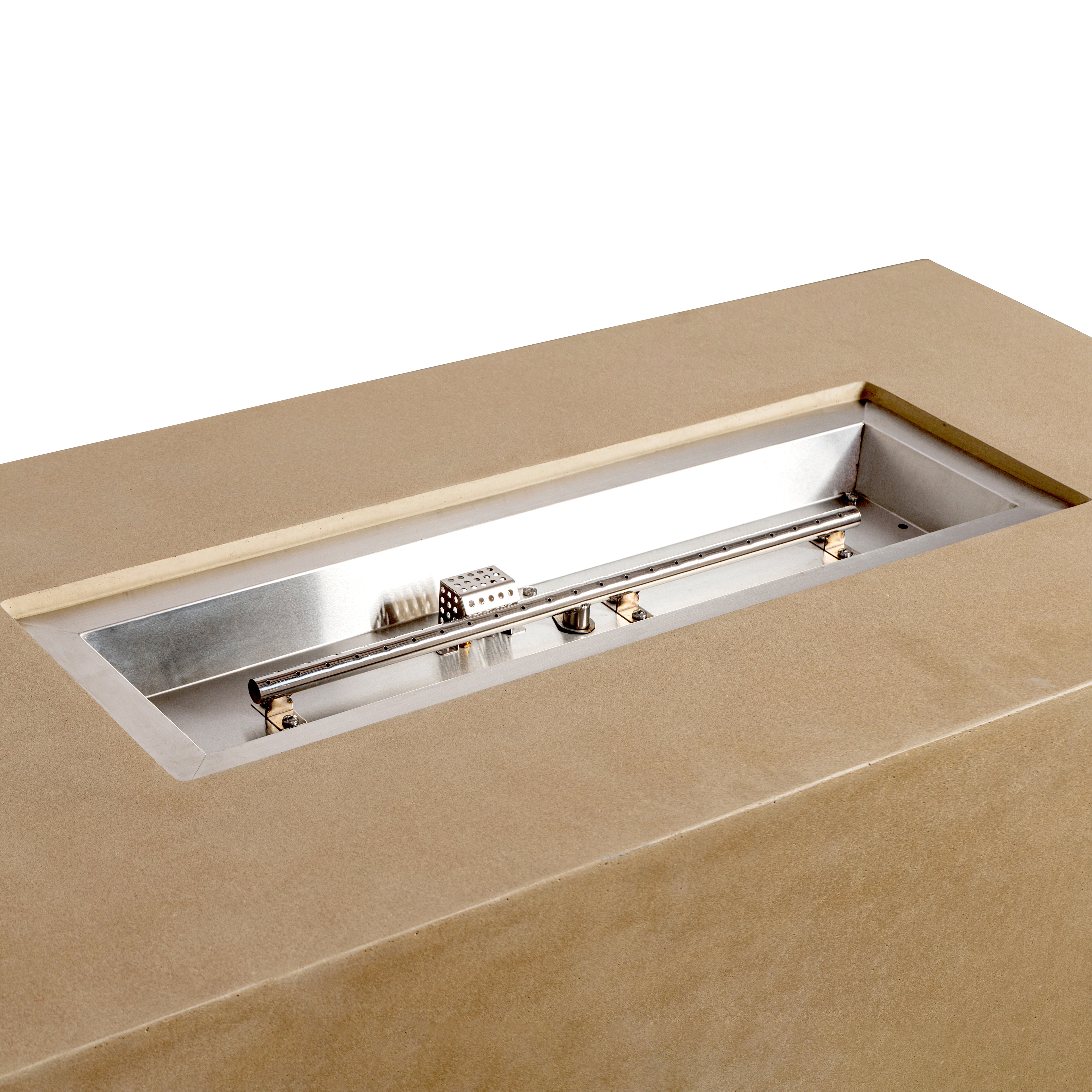 Beton 55" Rectangular Hidden Propane Gas Fire Pit#Finish_Sand (SD)