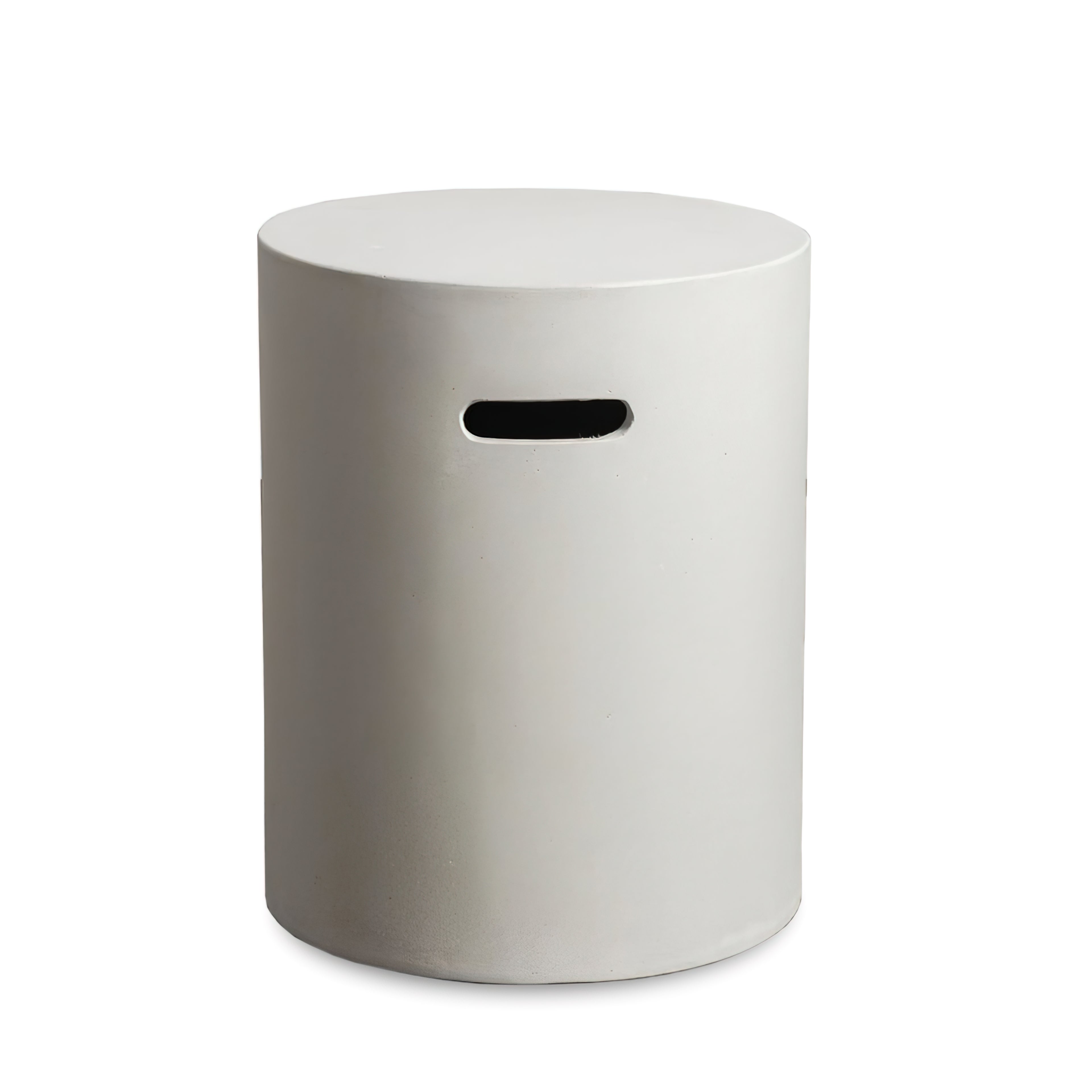 Beton 16" Round Propane Tank Cover#Finish_Stone White