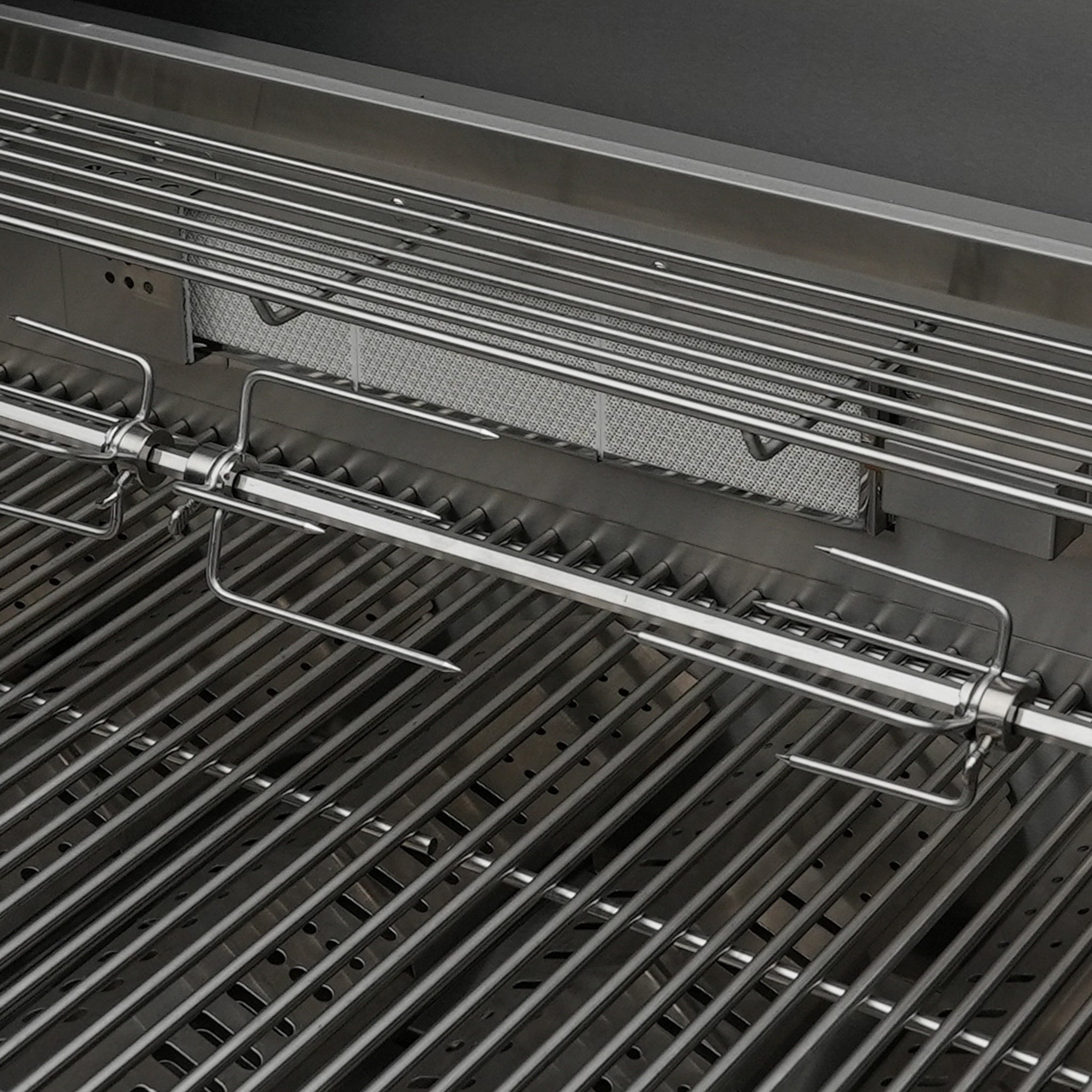 400 Deluxe 10 ft. Stainless Steel 4-Burner Outdoor Kitchen Island with Beverage Center