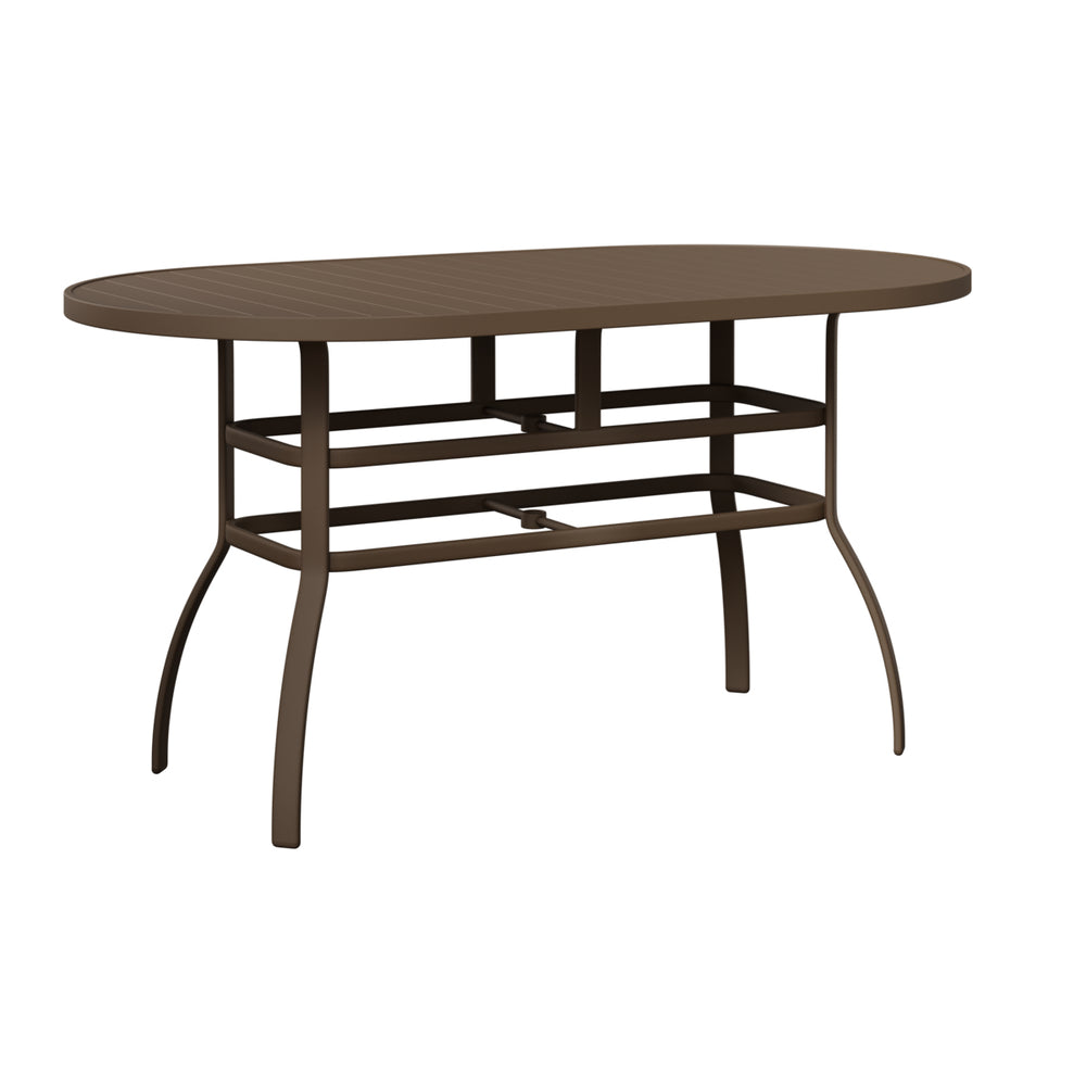 Murphy 42" x 76" Oblong Bar Table with Umbrella Hole