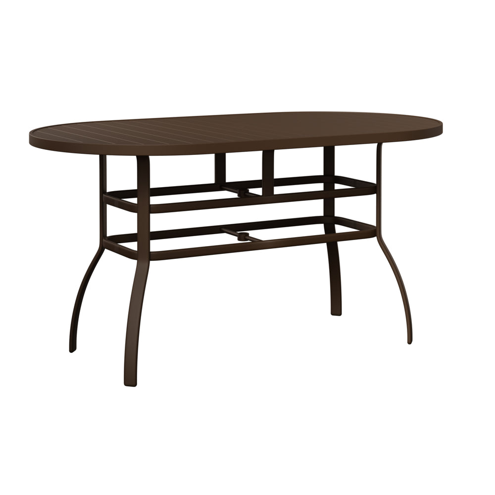 Murphy 42" x 76" Oblong Bar Table with Umbrella Hole view 7