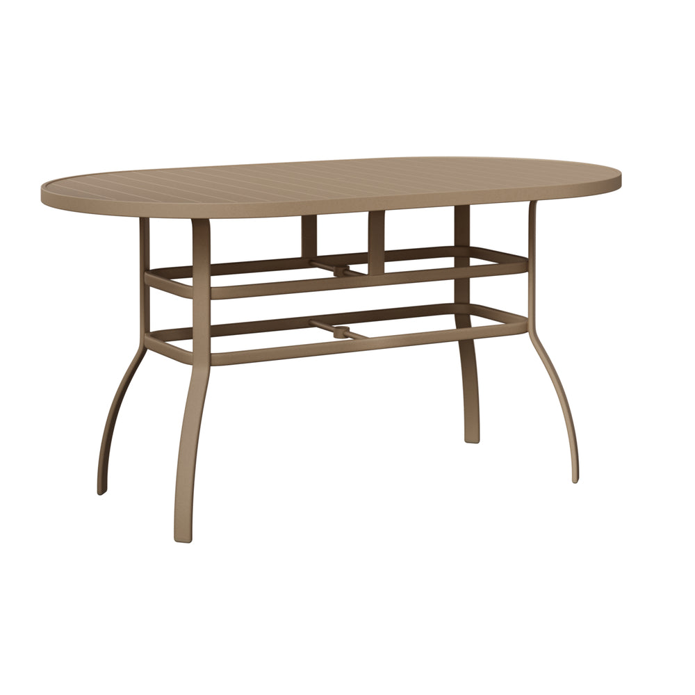 Murphy 42" x 76" Oblong Bar Table with Umbrella Hole view 11