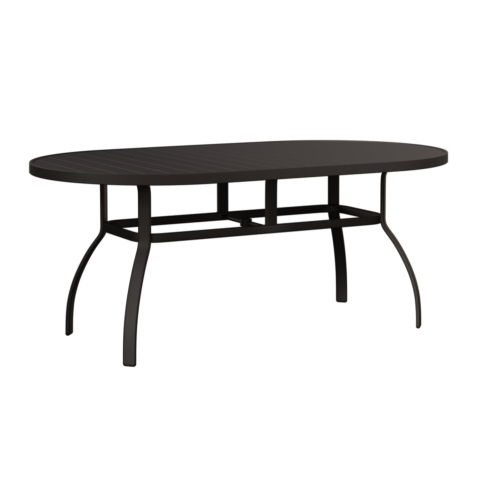 Murphy 42" x 76" Oblong Dining Table with Umbrella Hole view 4