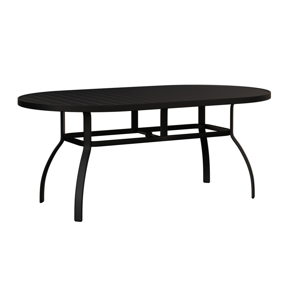 Murphy 42" x 76" Oblong Dining Table with Umbrella Hole view 6