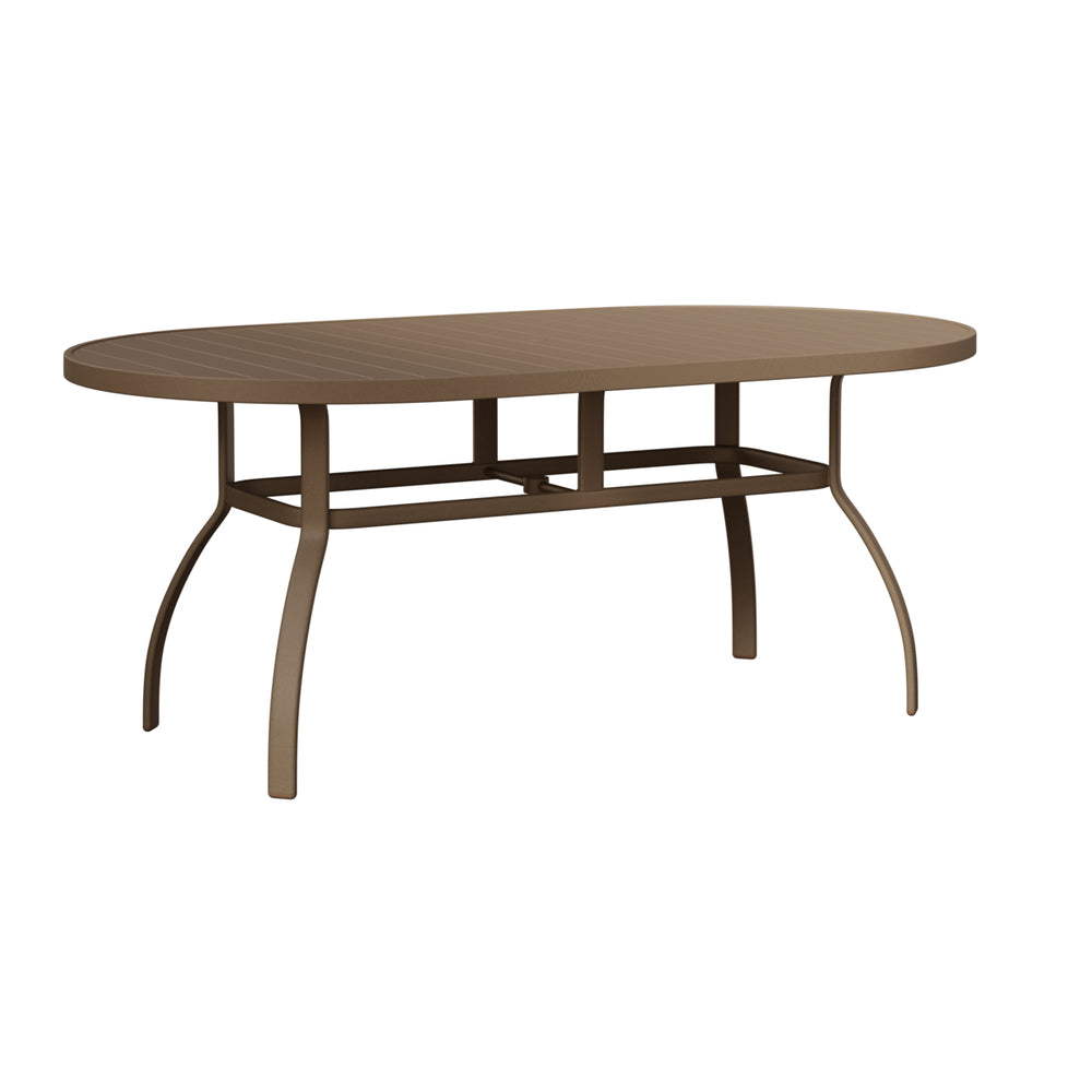 Murphy 42" x 76" Oblong Dining Table with Umbrella Hole view 9