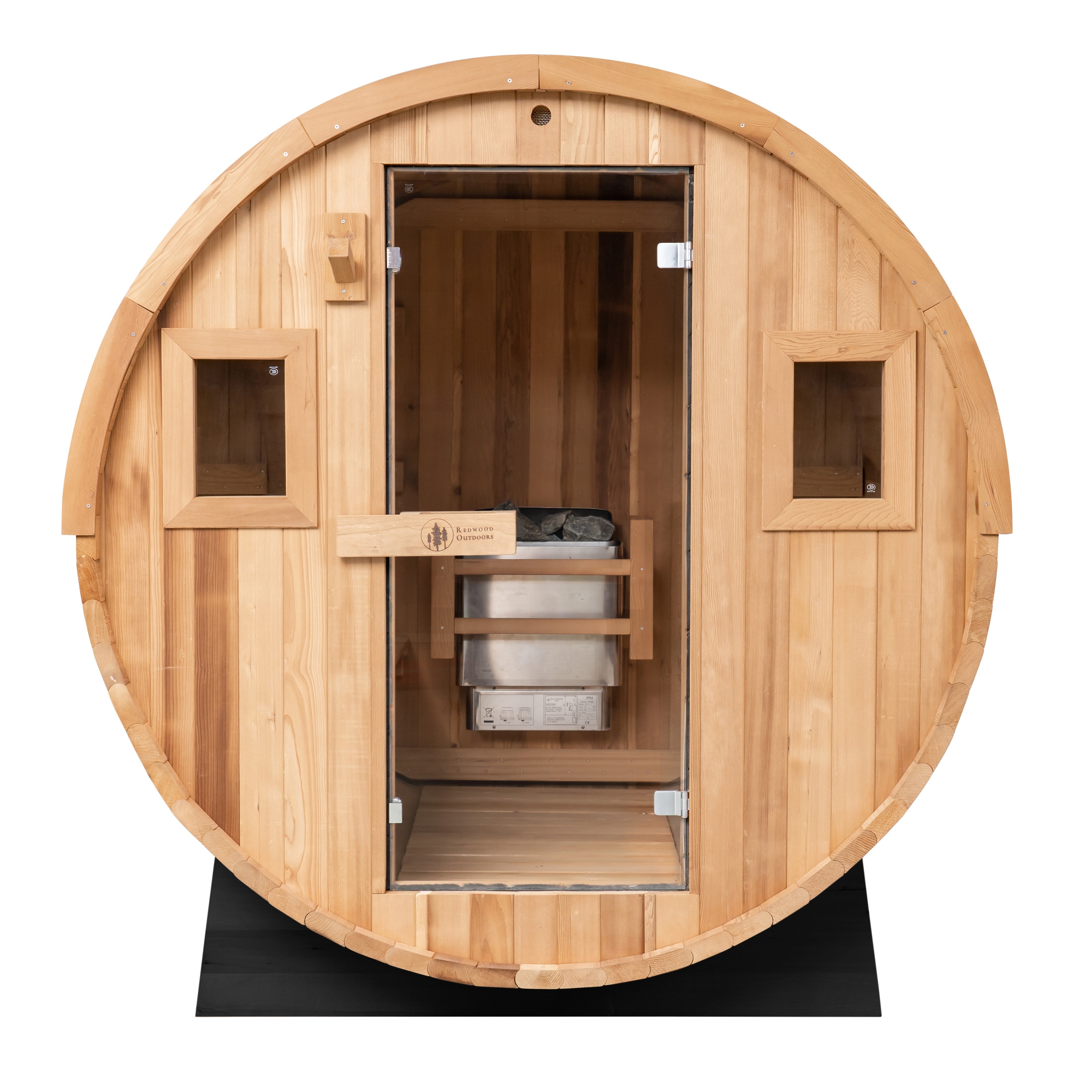Redwood Outdoors Barrel Sauna - Thumbnail 5