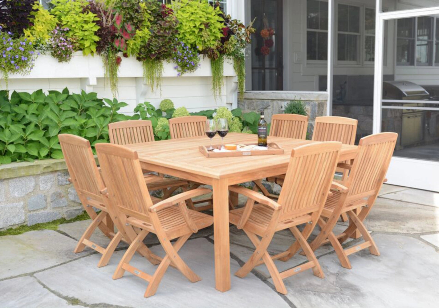 Newport 62" Square Dining Table view 2
