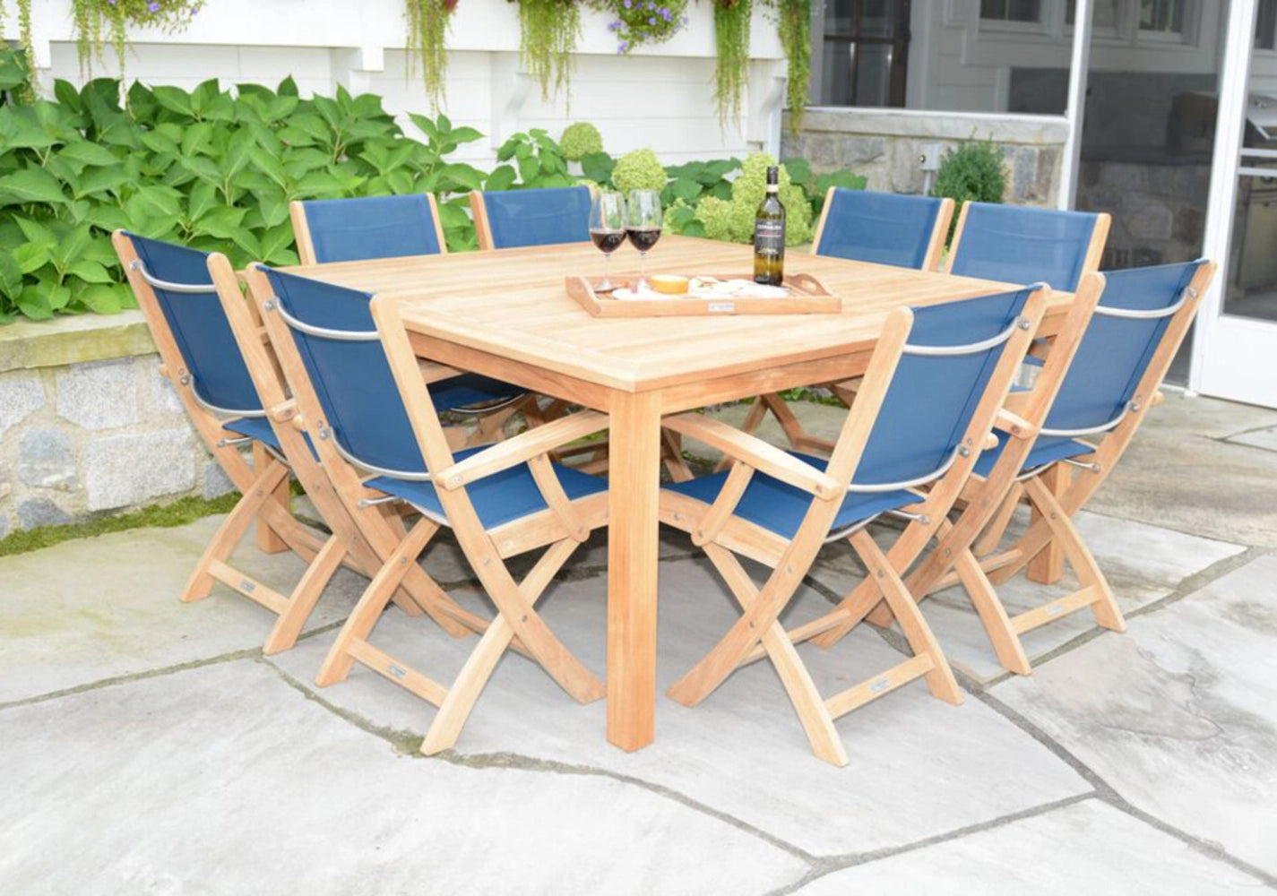 Newport 62" Square Dining Table view 3